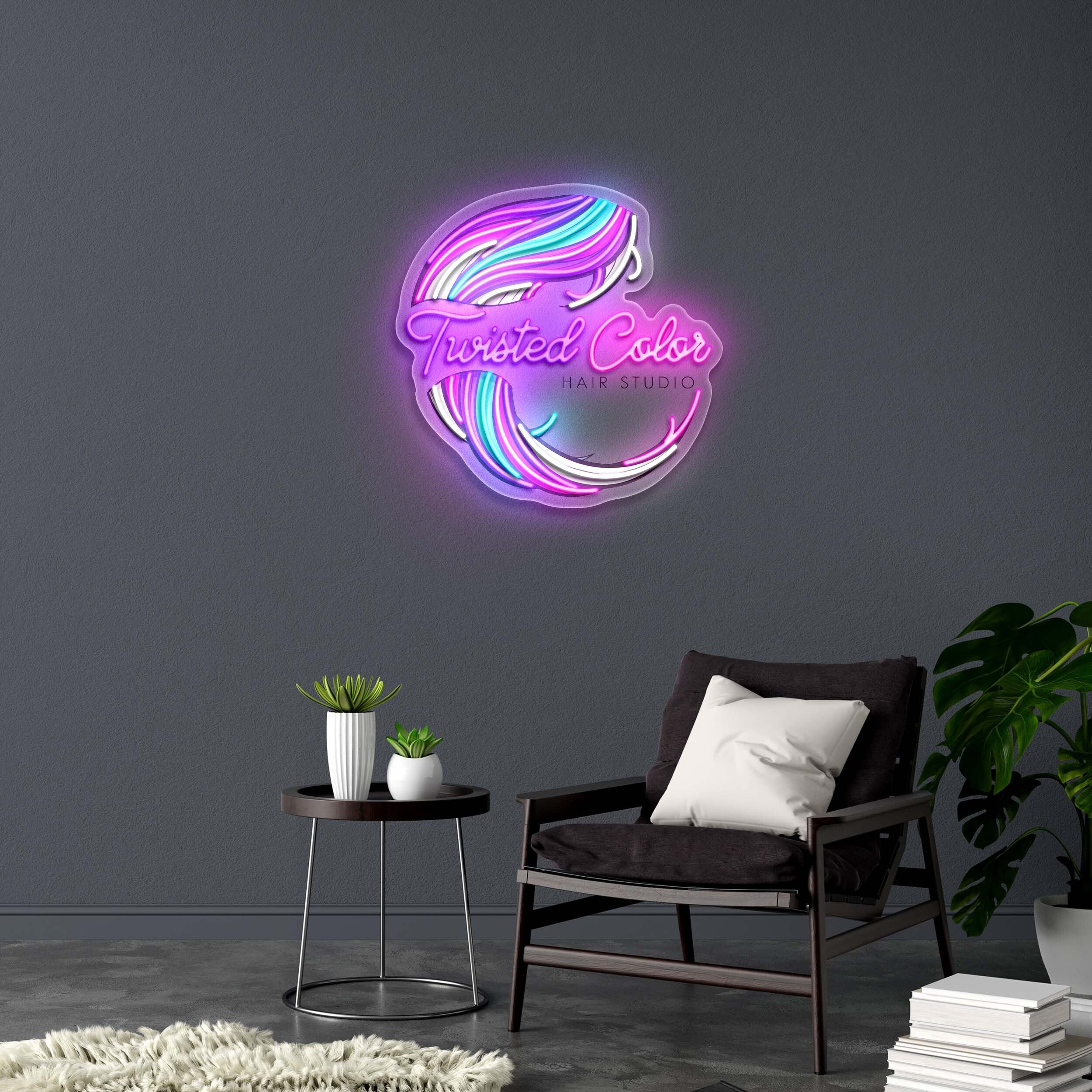 Twisted Color - Premium Neon Artwork