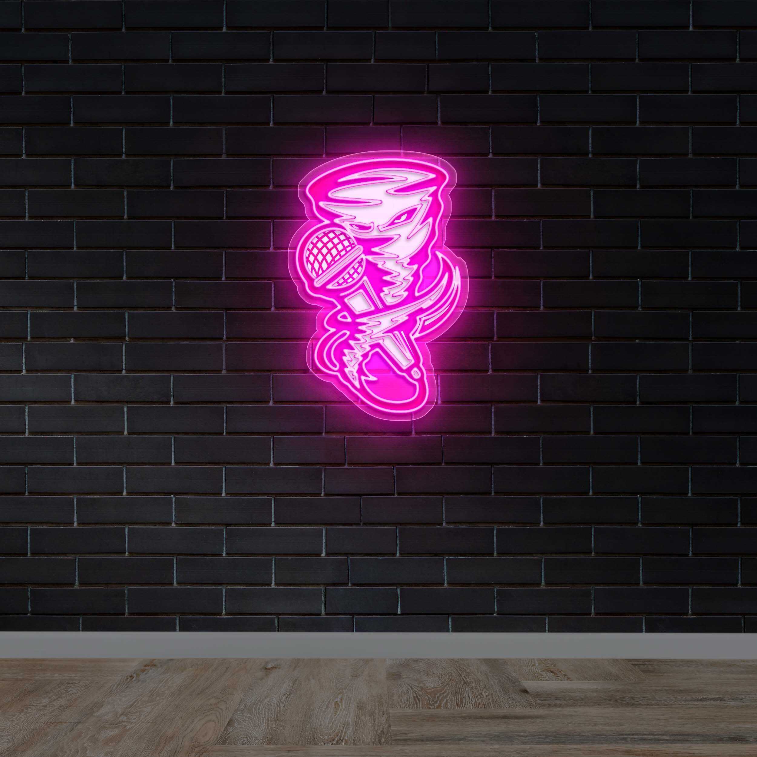 Twister Mic - Premium Neon Artwork