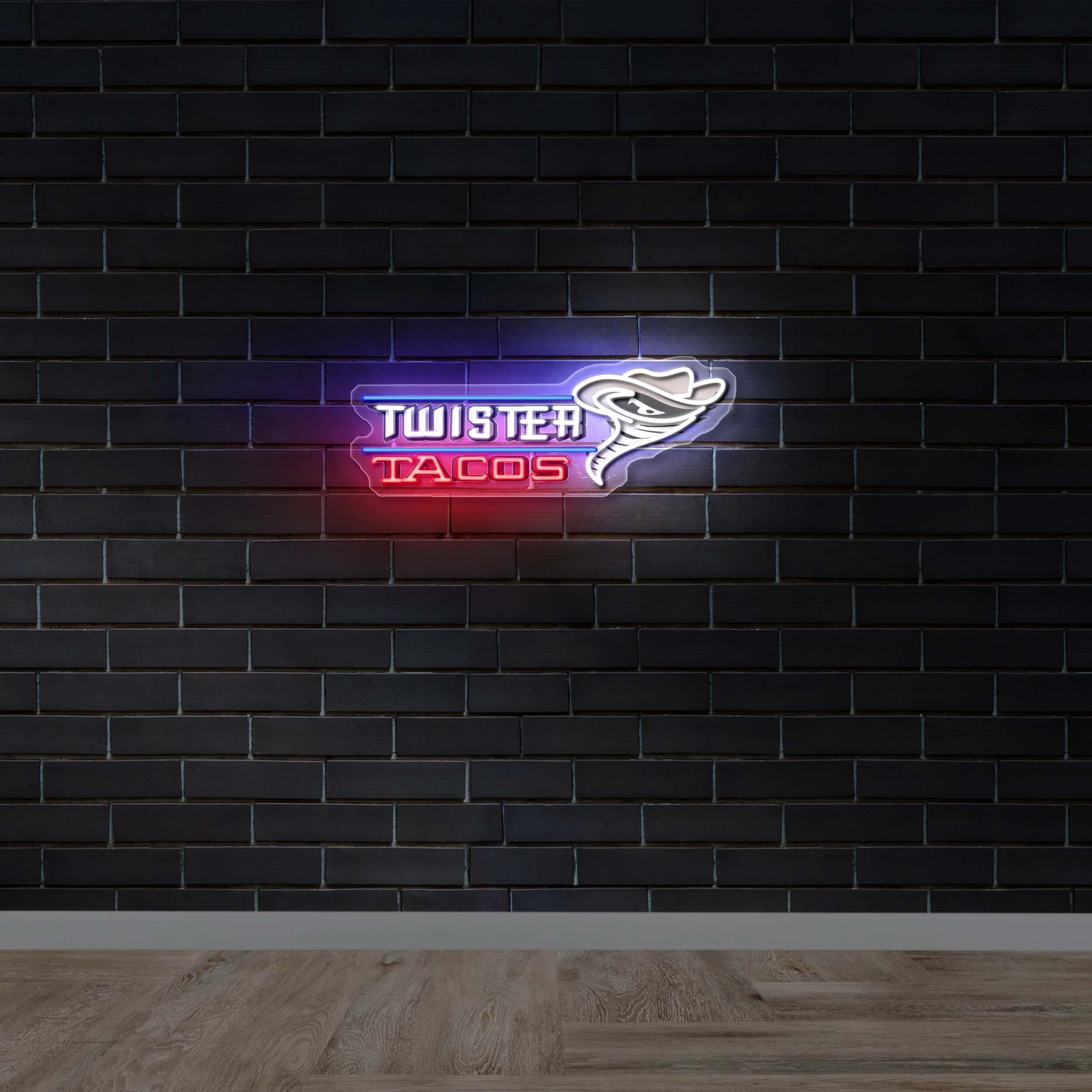TWISTER TACOS - Premium Neon Artwork