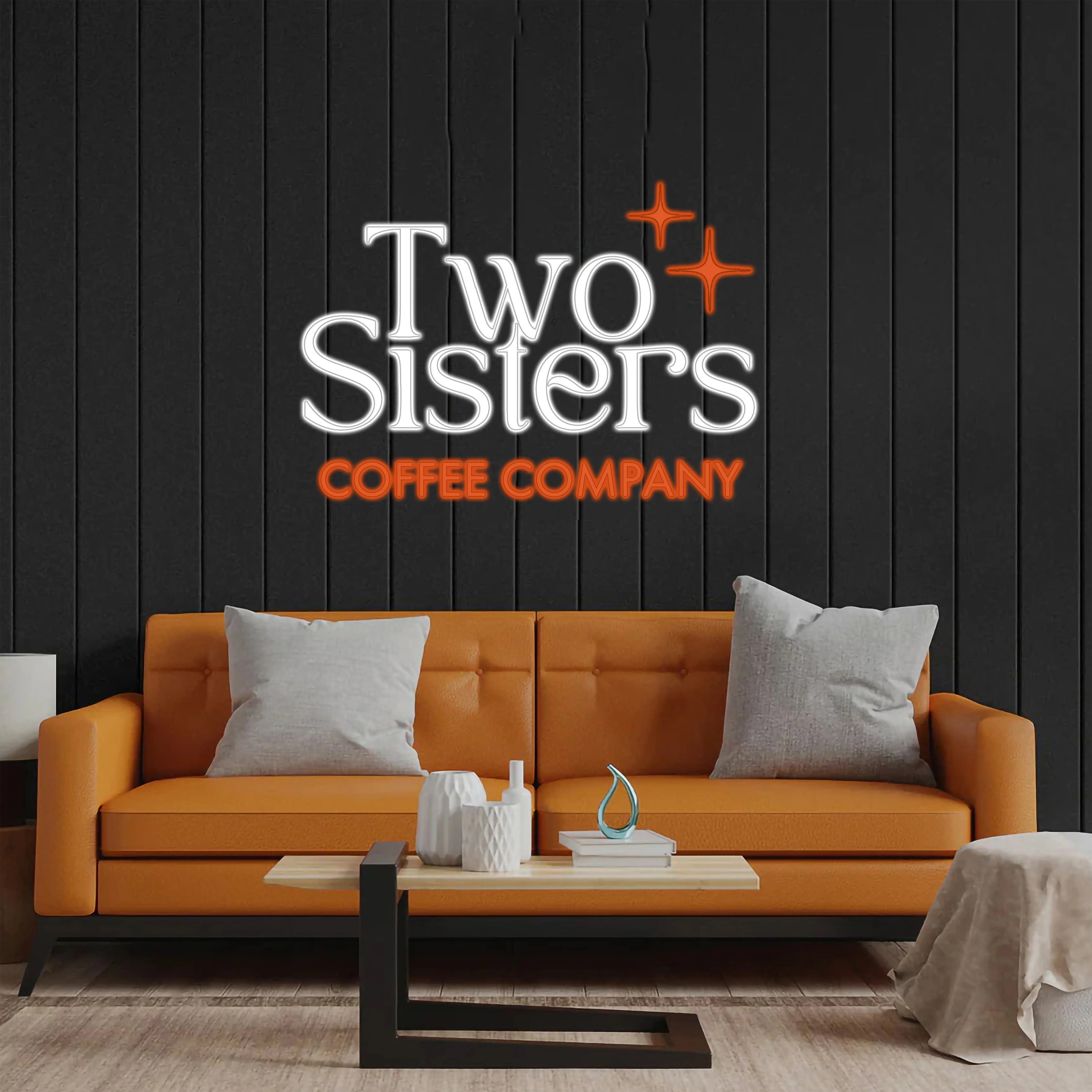 Two Sisters - Premium Neon Artwork