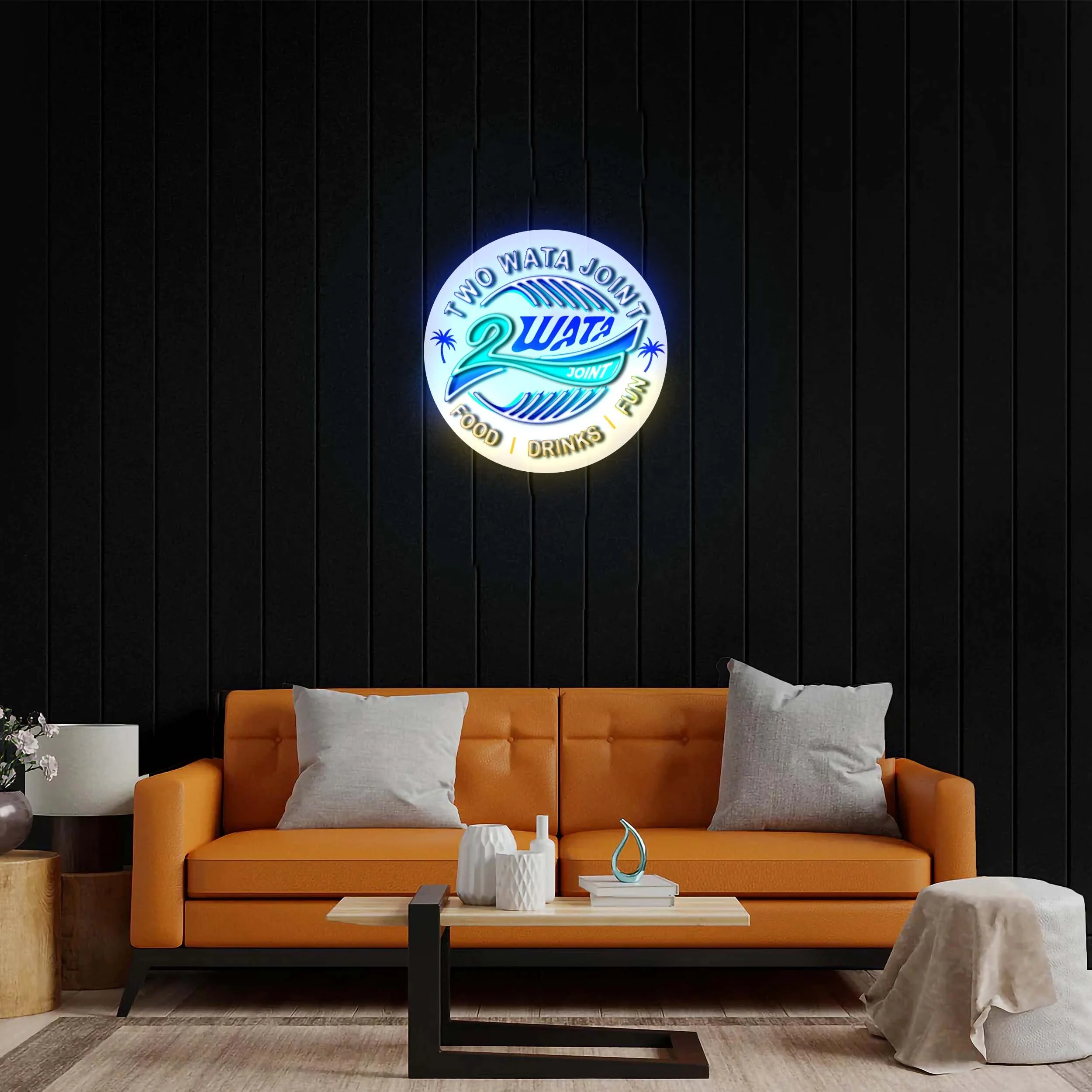TWO WATA JOINT - Premium Neon Artwork