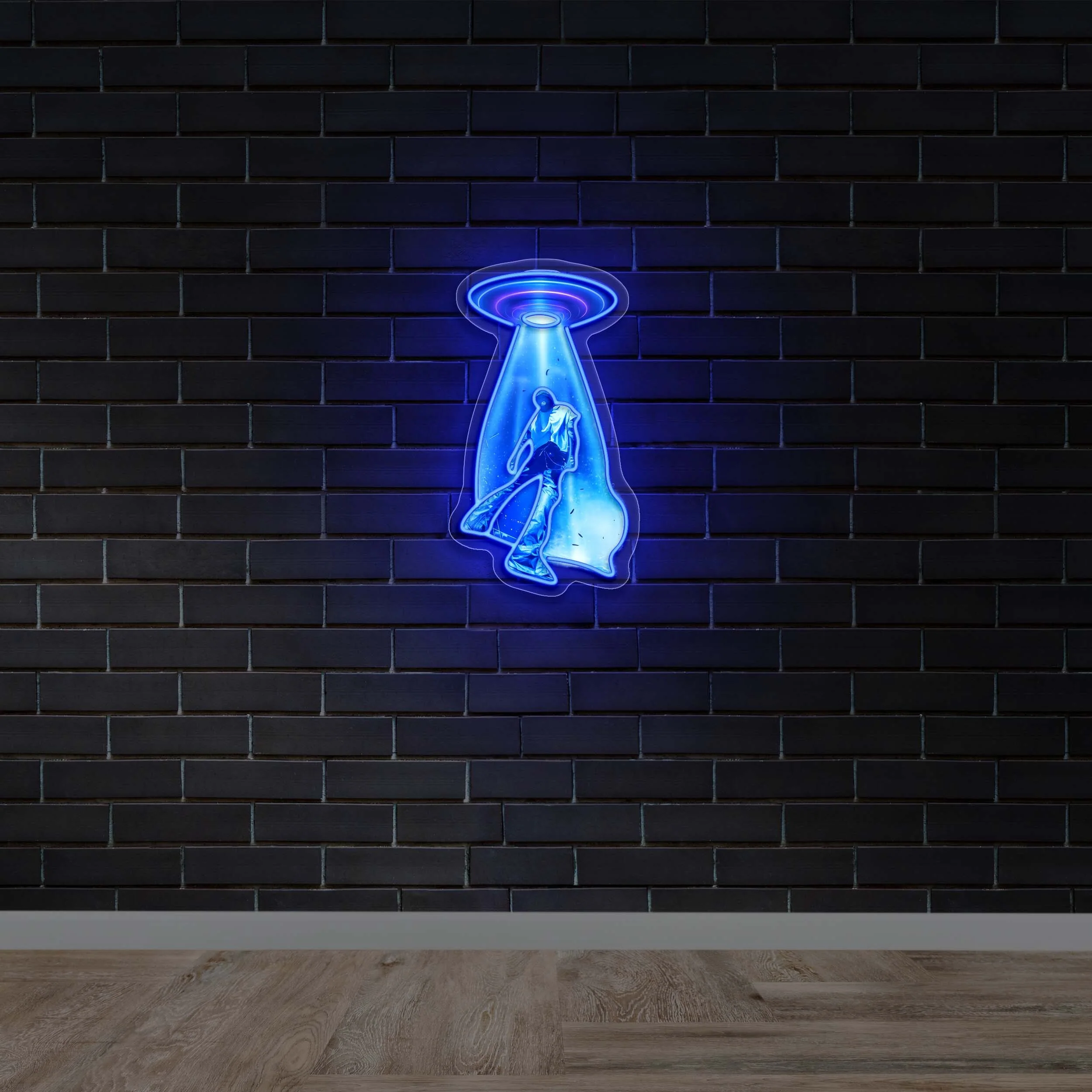 UFO beam - Premium Neon Artwork