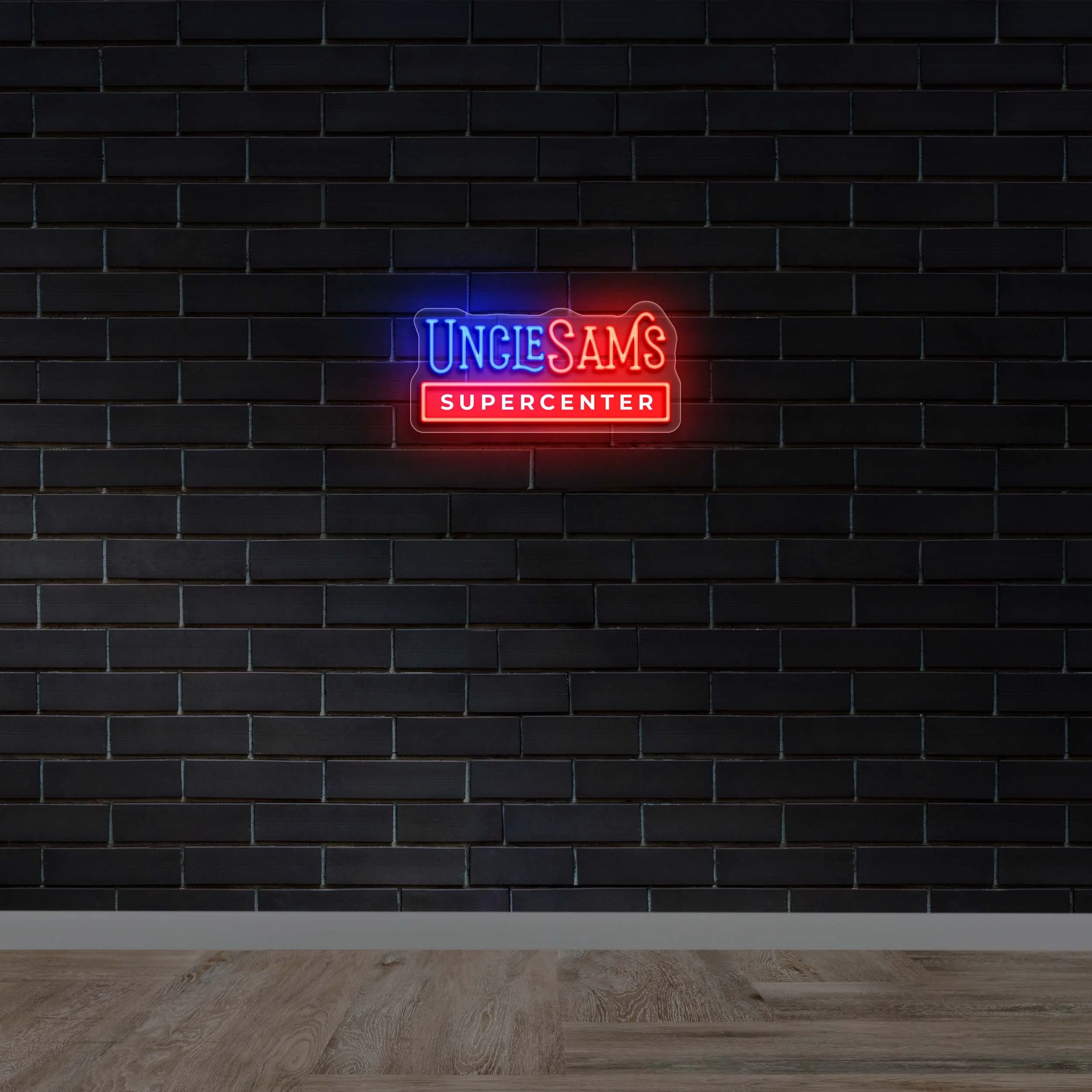 Uncle Sam’s Supercenter - Premium Neon Artwork
