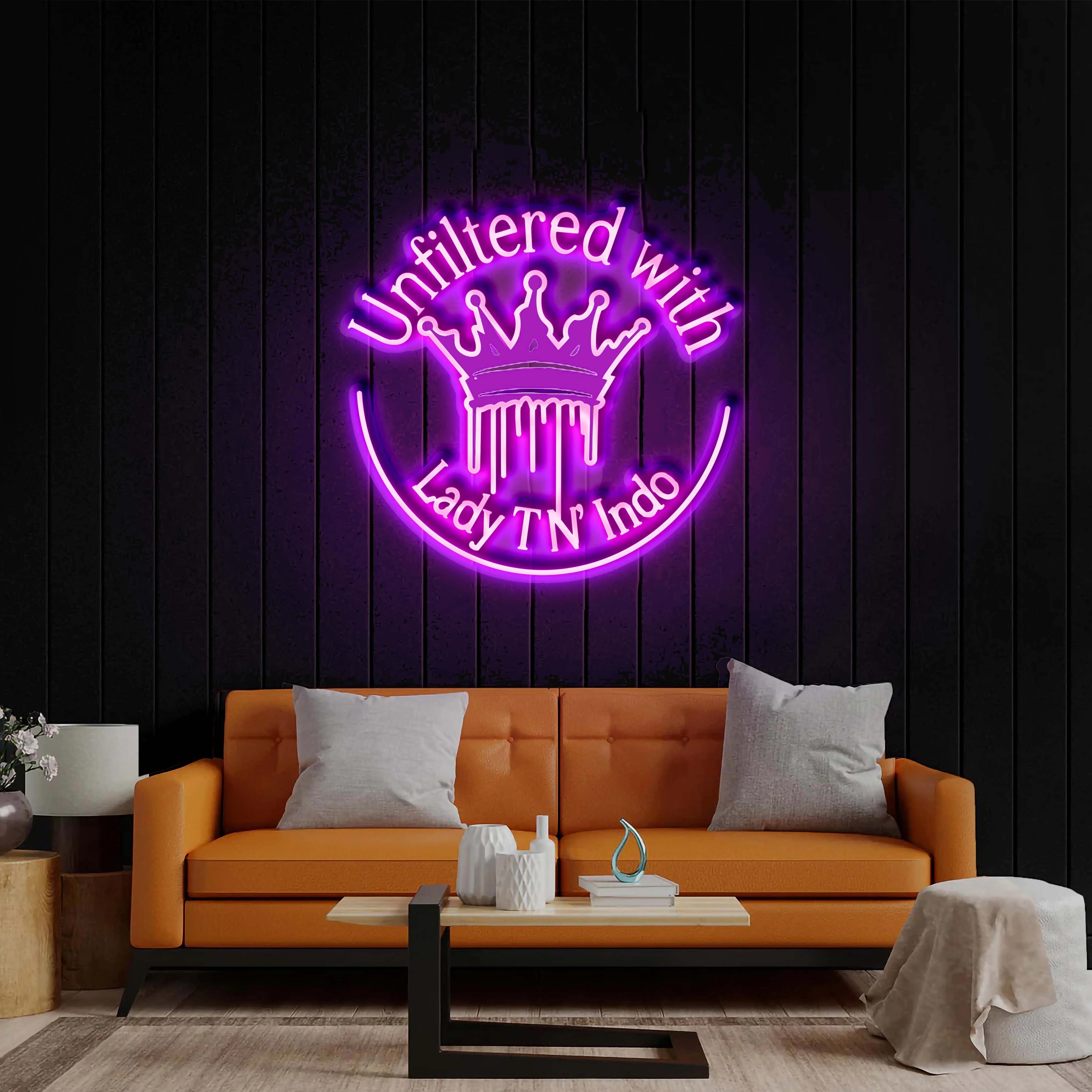 Unfiltered with Lady T N Indo – Premium Neon Artwork
