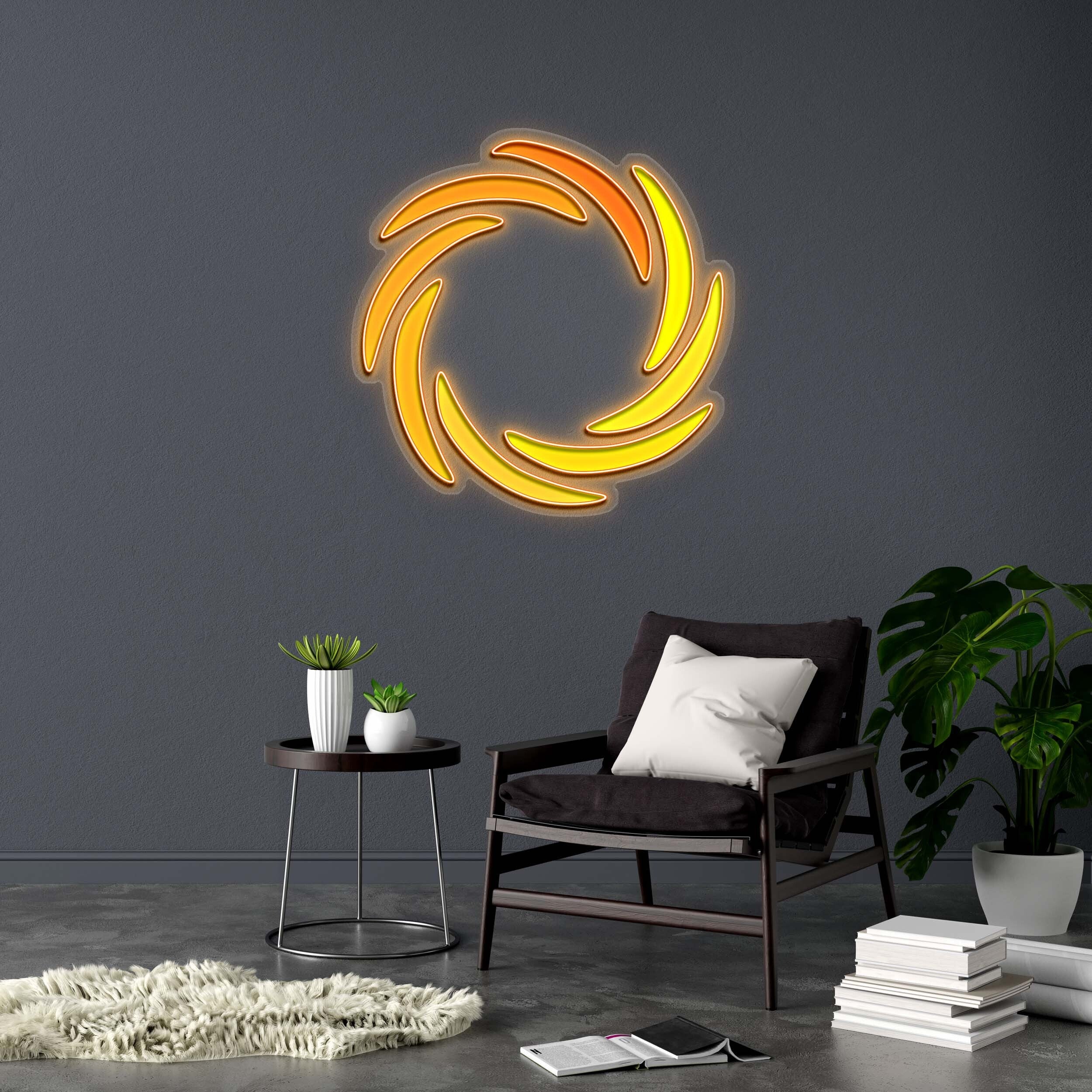 Unicity Solar logo - Premium Neon Artwork