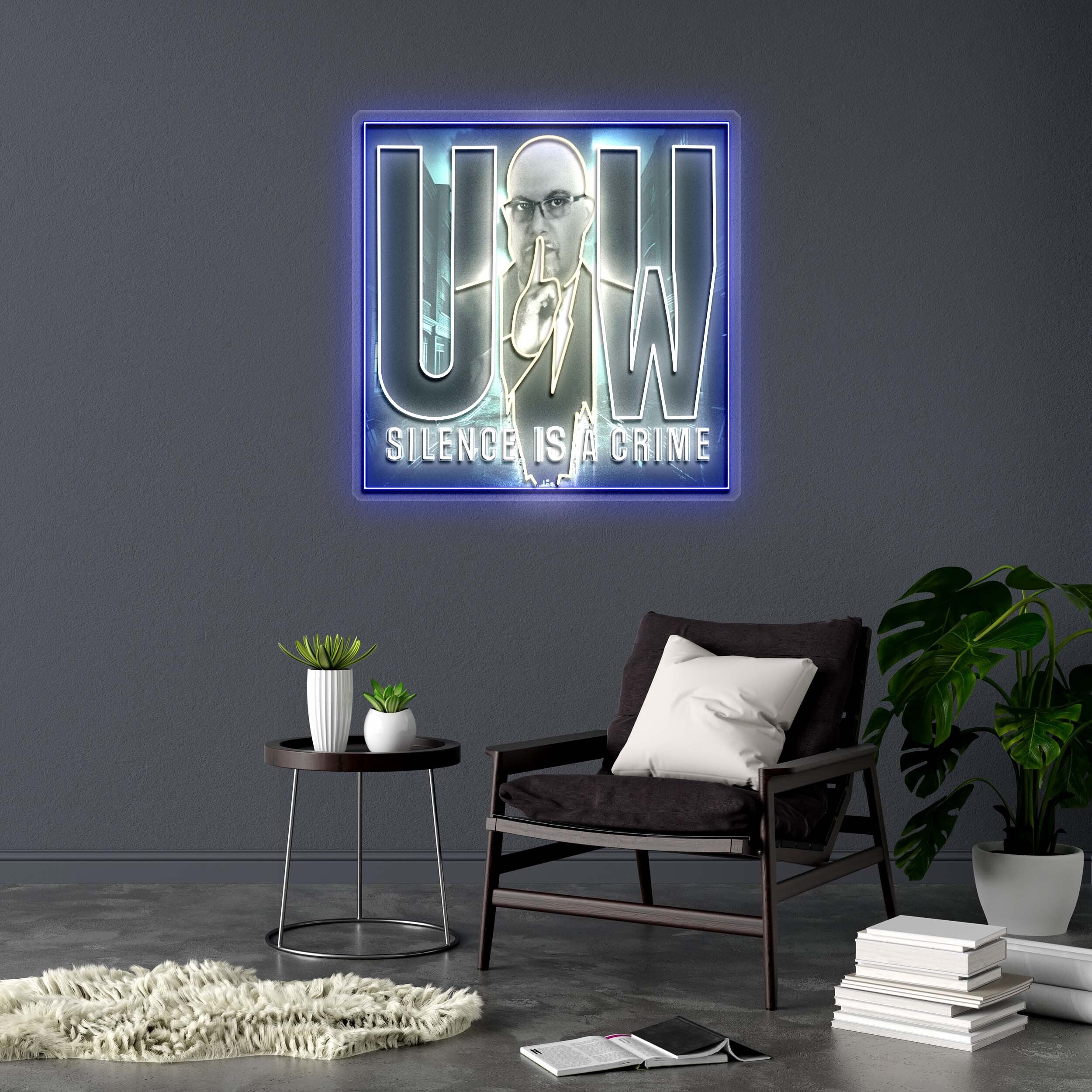 UNSPOKEN WORD | 2nd Version - Premium Neon Artwork
