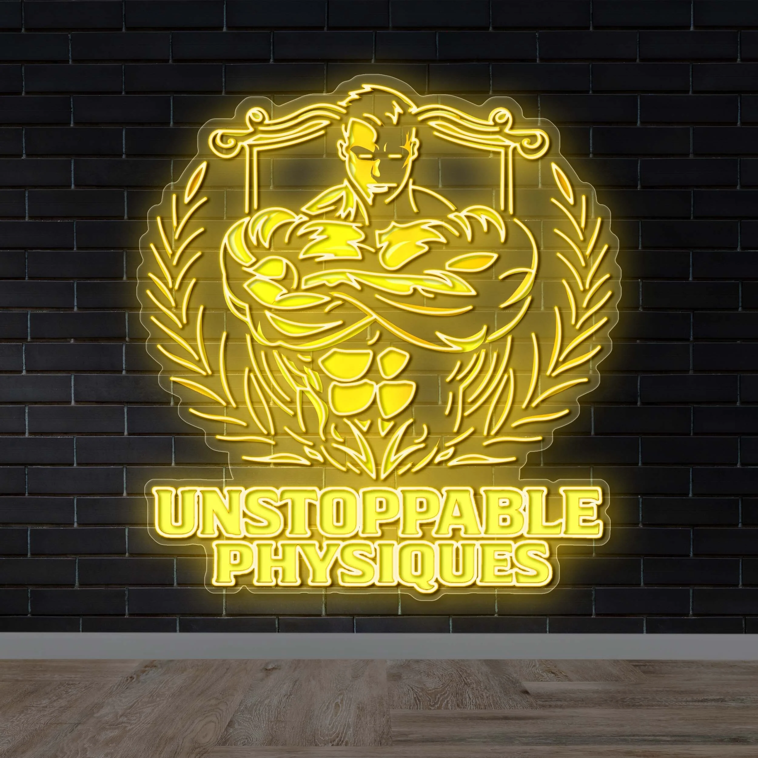 UNSTOPPABLE PHYSIQUES - Premium Neon Artwork