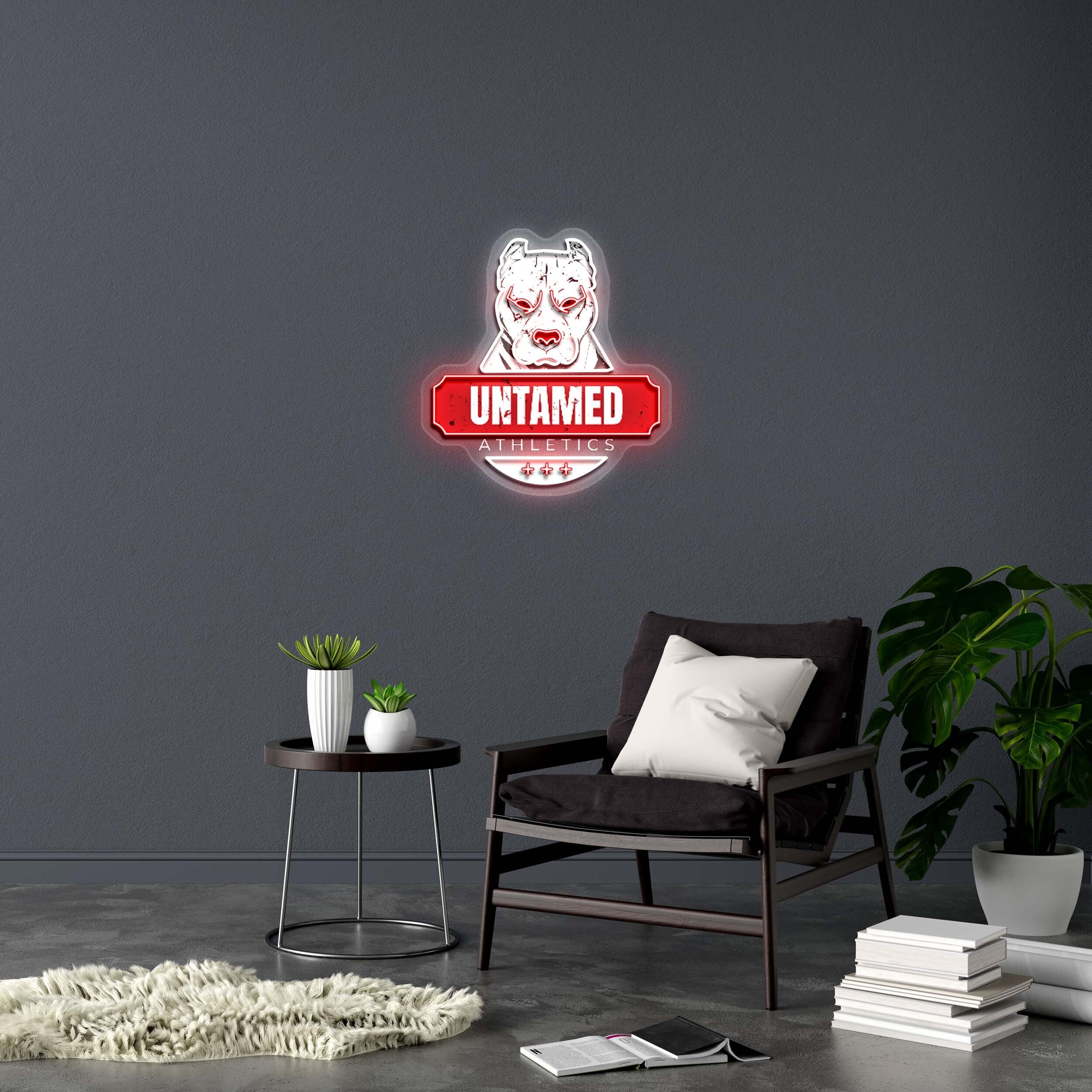 UNTAMED ATHLETICS - Premium Neon Artwork