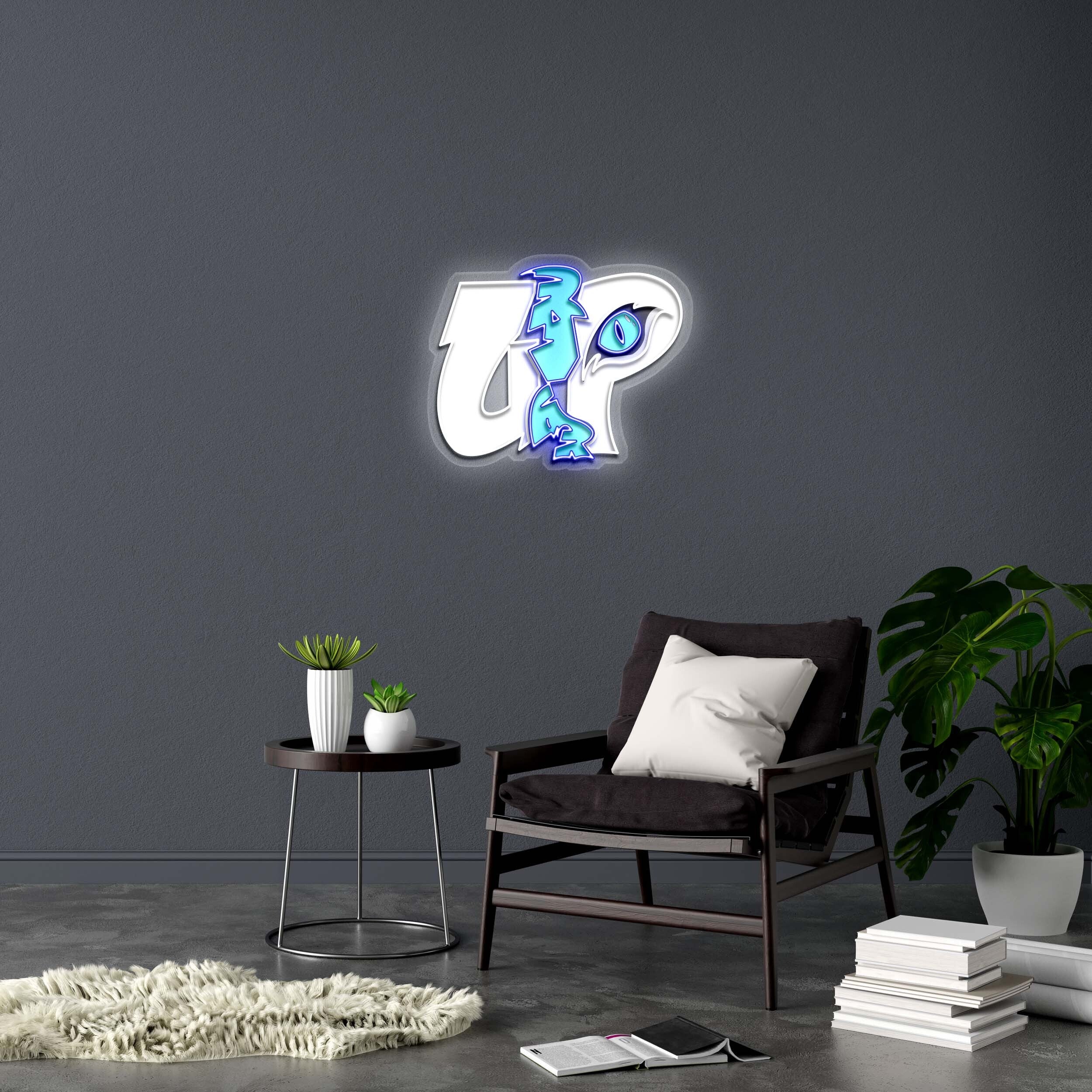 UP - Premium Neon Artwork