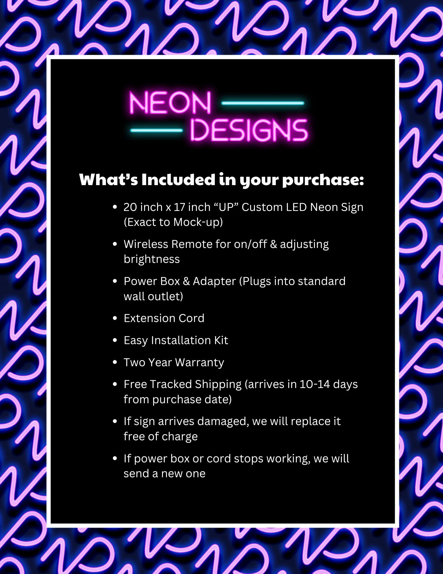 UP - Premium Neon Artwork - Image 2