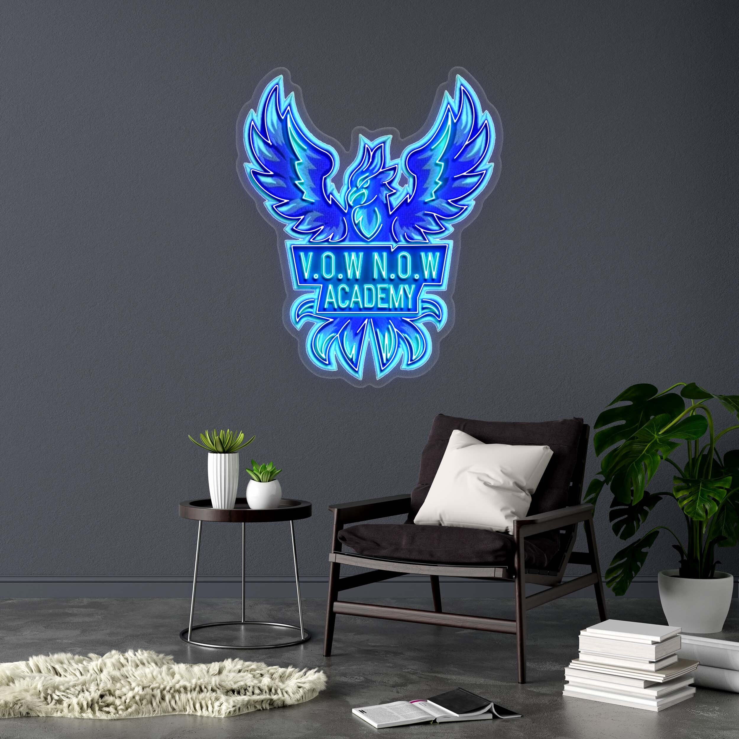 V.O.W.N.O.W Academy - Premium Neon Artwork