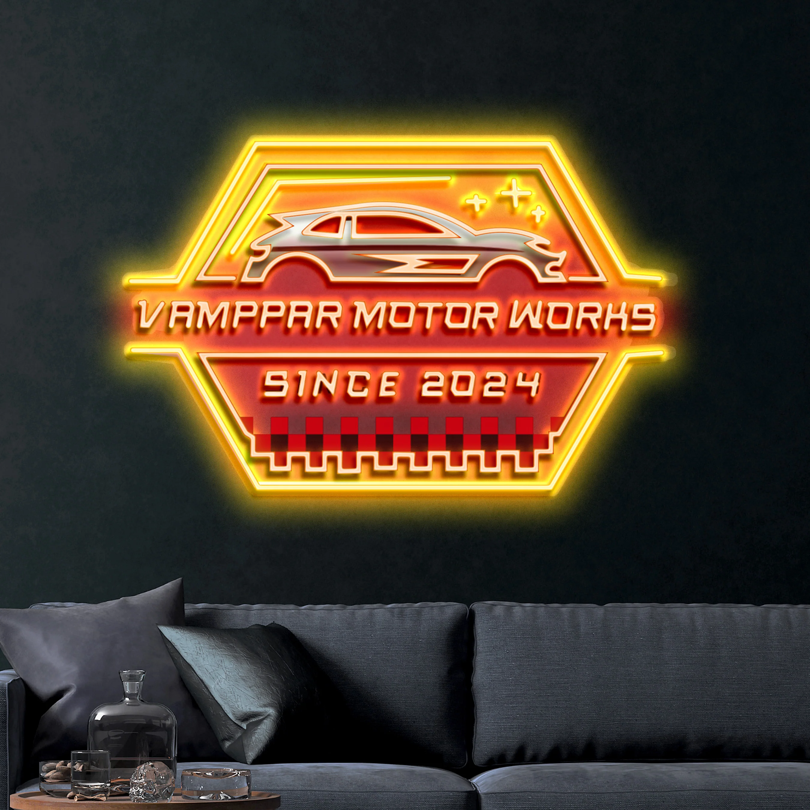 Vamppar Motor Works (Outdoor) – Premium Neon Artwork