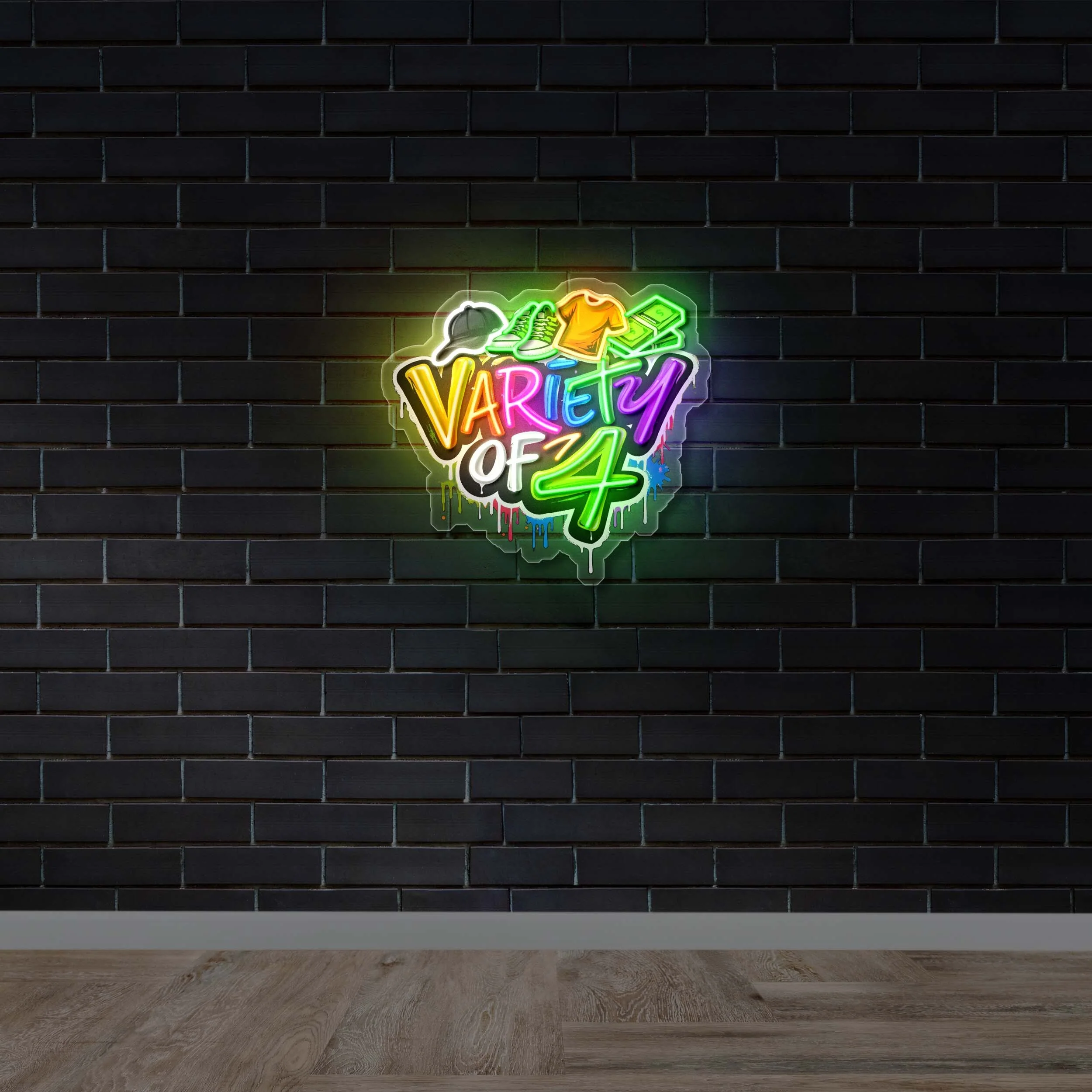 VARIETY OF 4 - Premium Neon Artwork