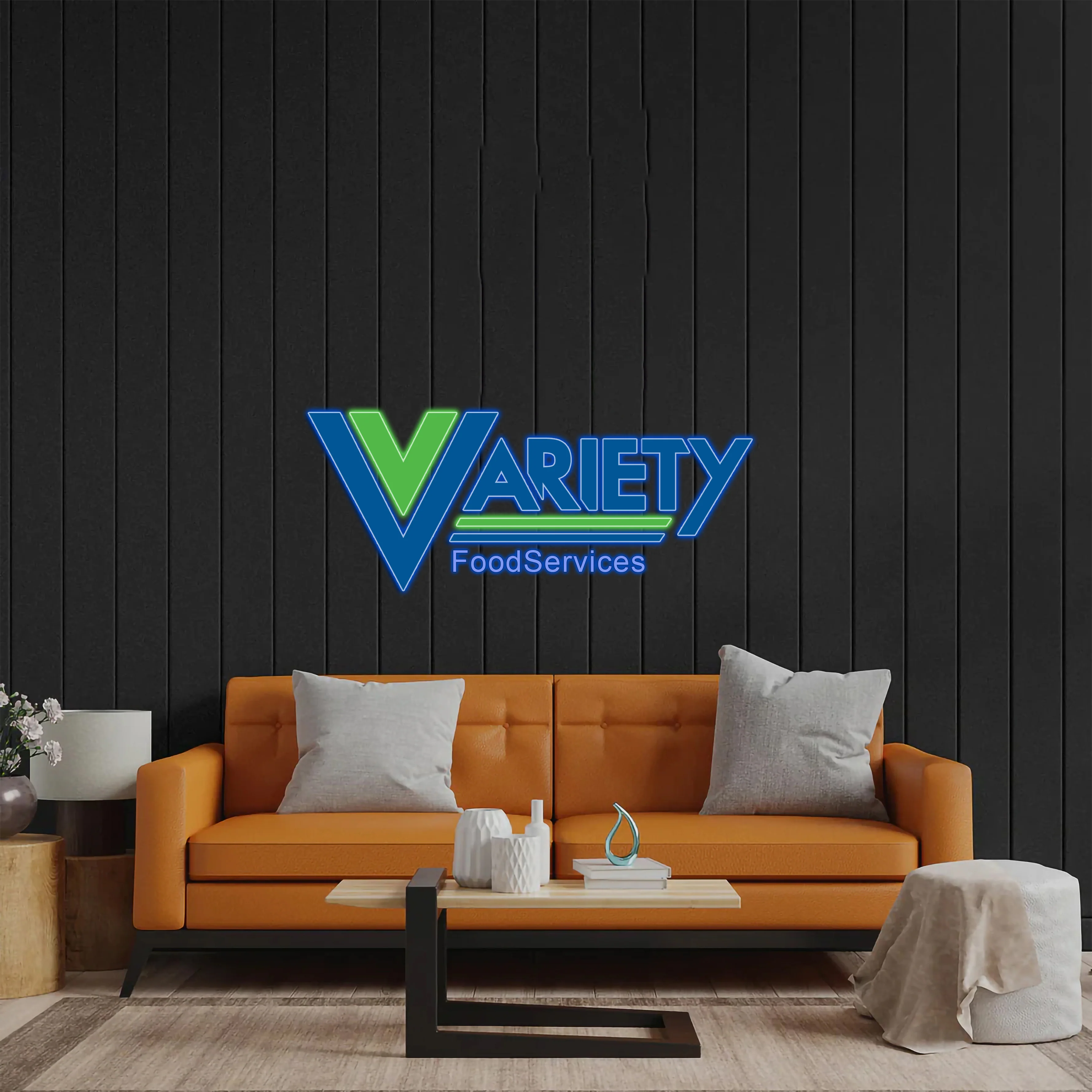 Variety Food Services - Premium Neon Artwork