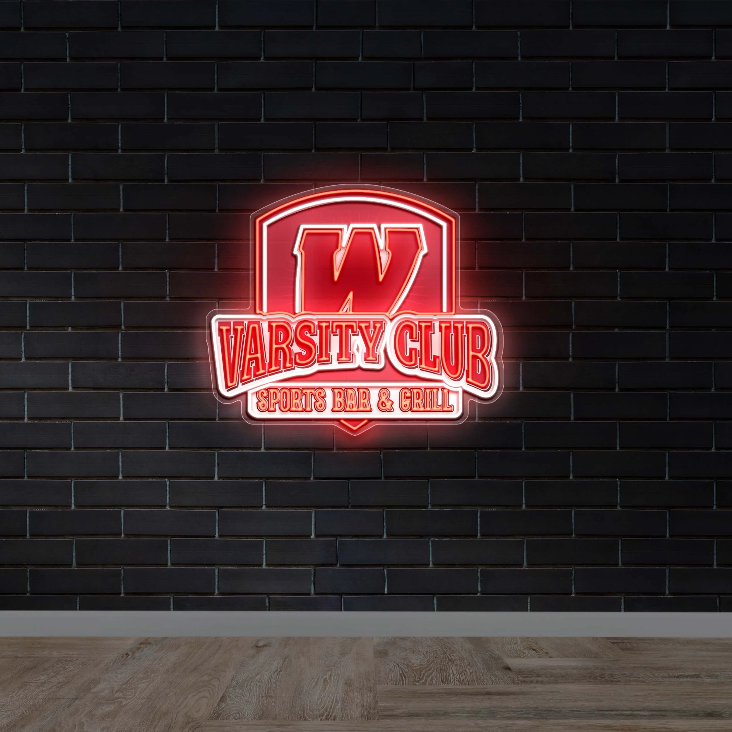 Varsity Club Sports Bar & Grill - Premium Neon Artwork