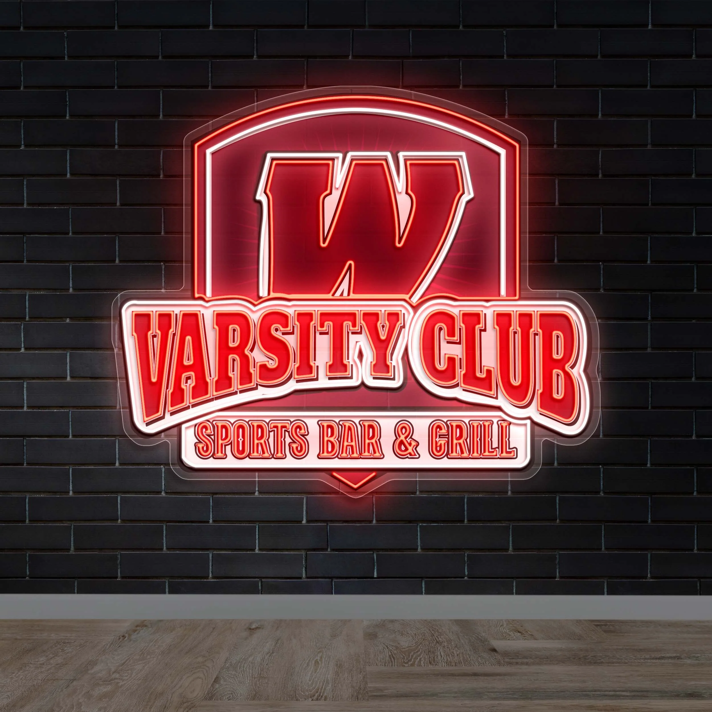 Varsity Club Sports Bar & Grill - Premium Neon Artwork - Image 2