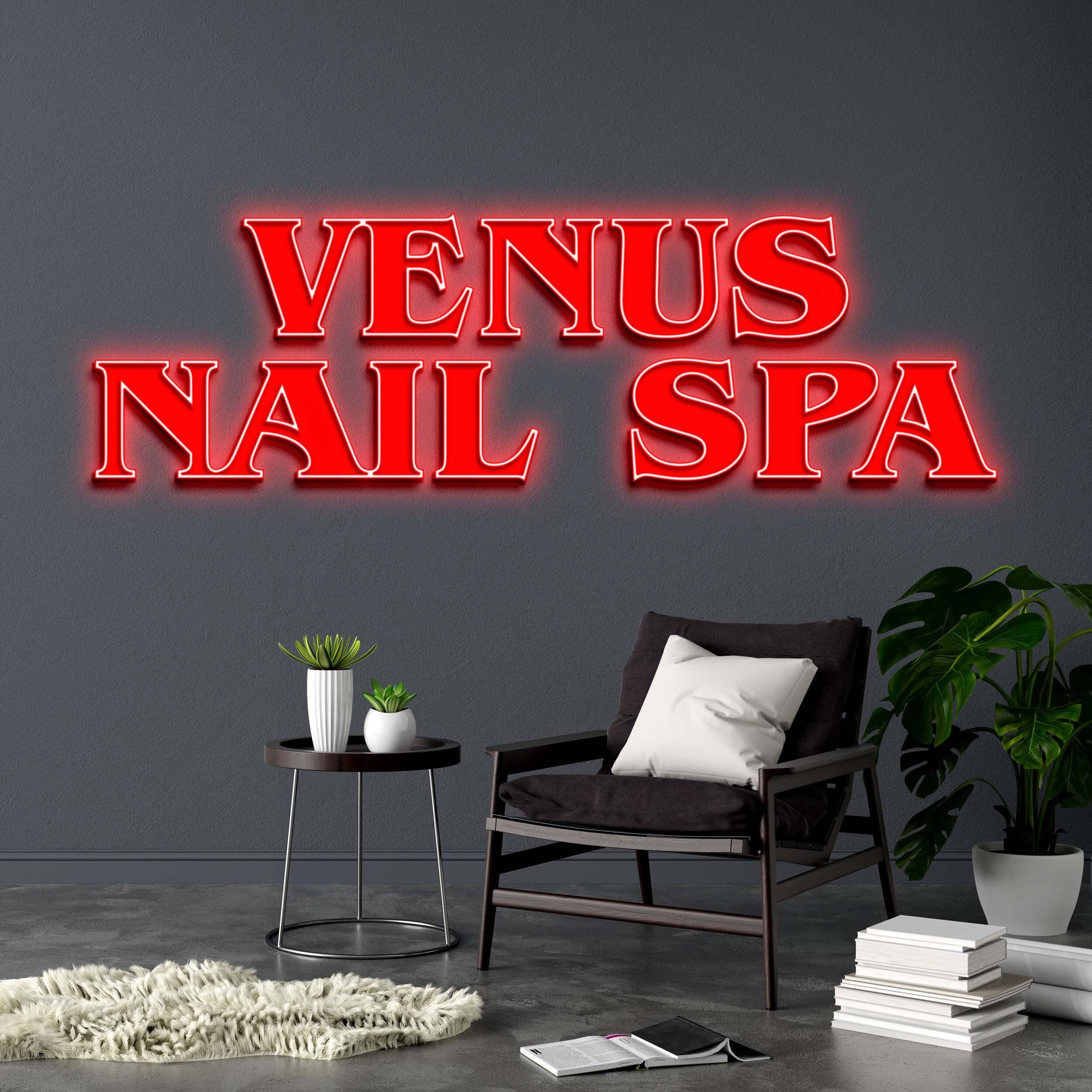VENUS NAIL SPA - Premium Neon Artwork