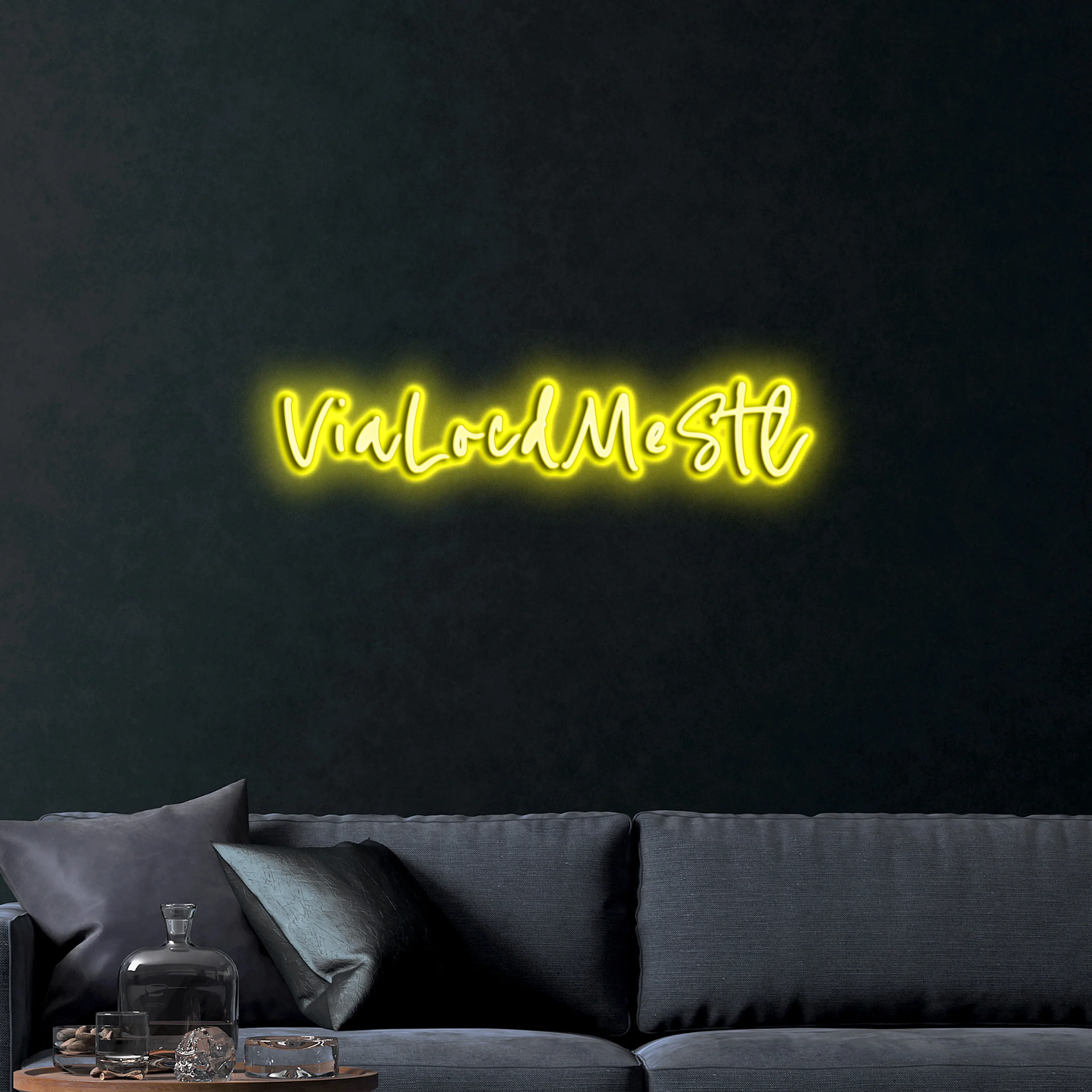 ViaLocdMeStl – Premium Neon Artwork