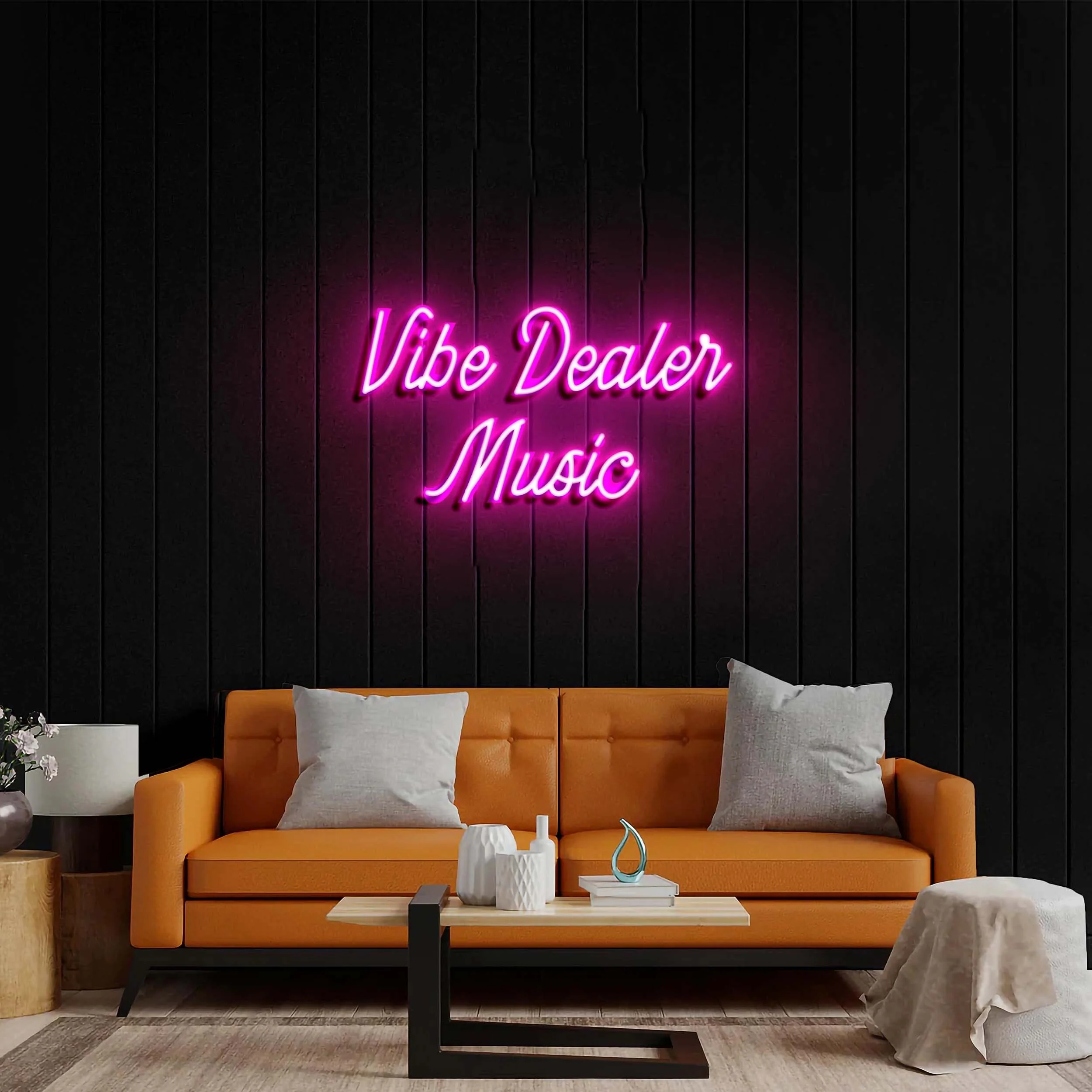 Vibe Dealer Music - Premium Neon Artwork
