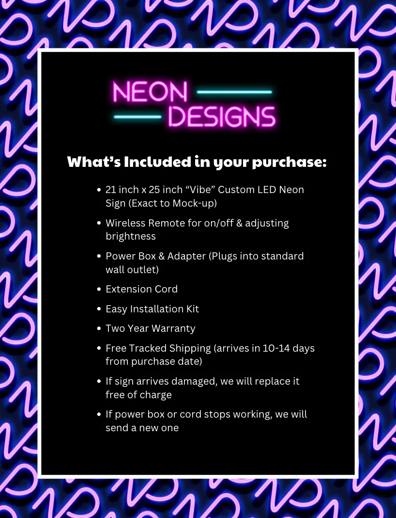 Vibe - Premium Neon Artwork - Image 2