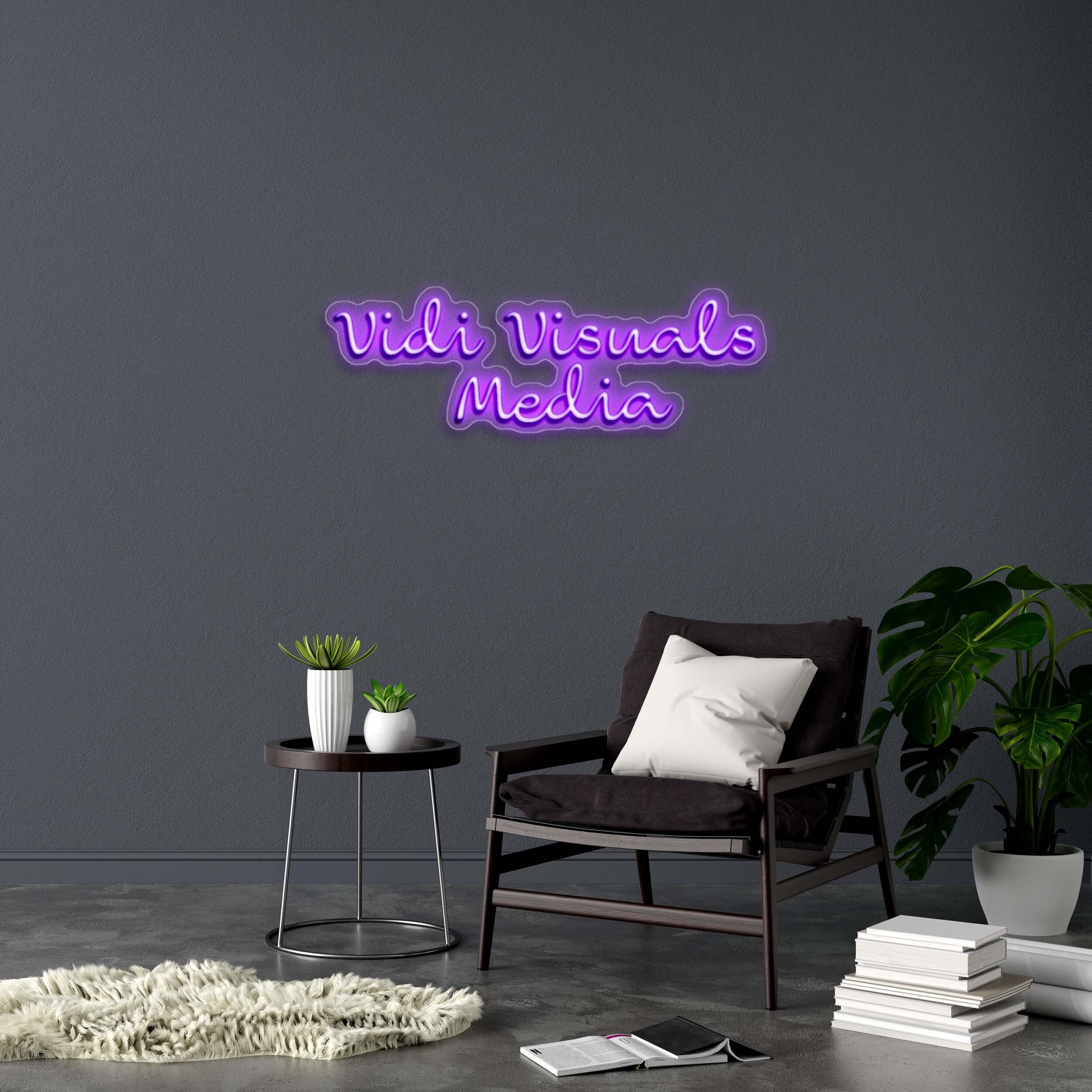 Vidi Visuals Media - Premium Neon Artwork