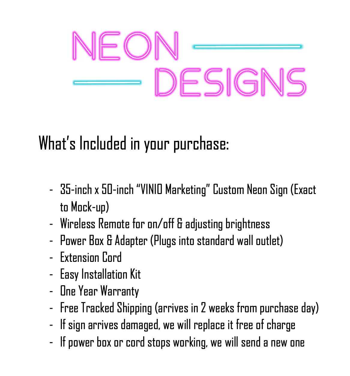 VINIO Marketing - Premium Neon Artwork - Image 2