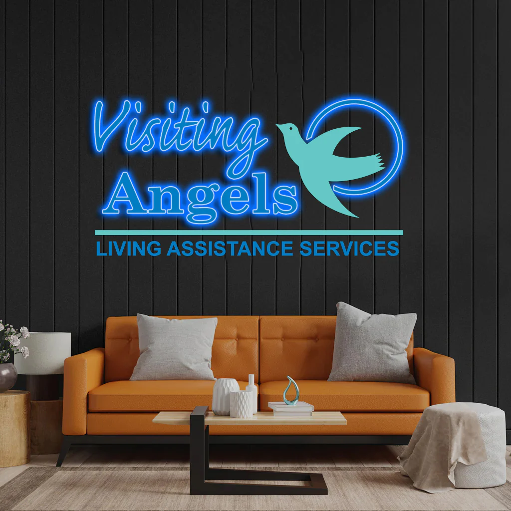 Visiting Angels - Premium Neon Artwork
