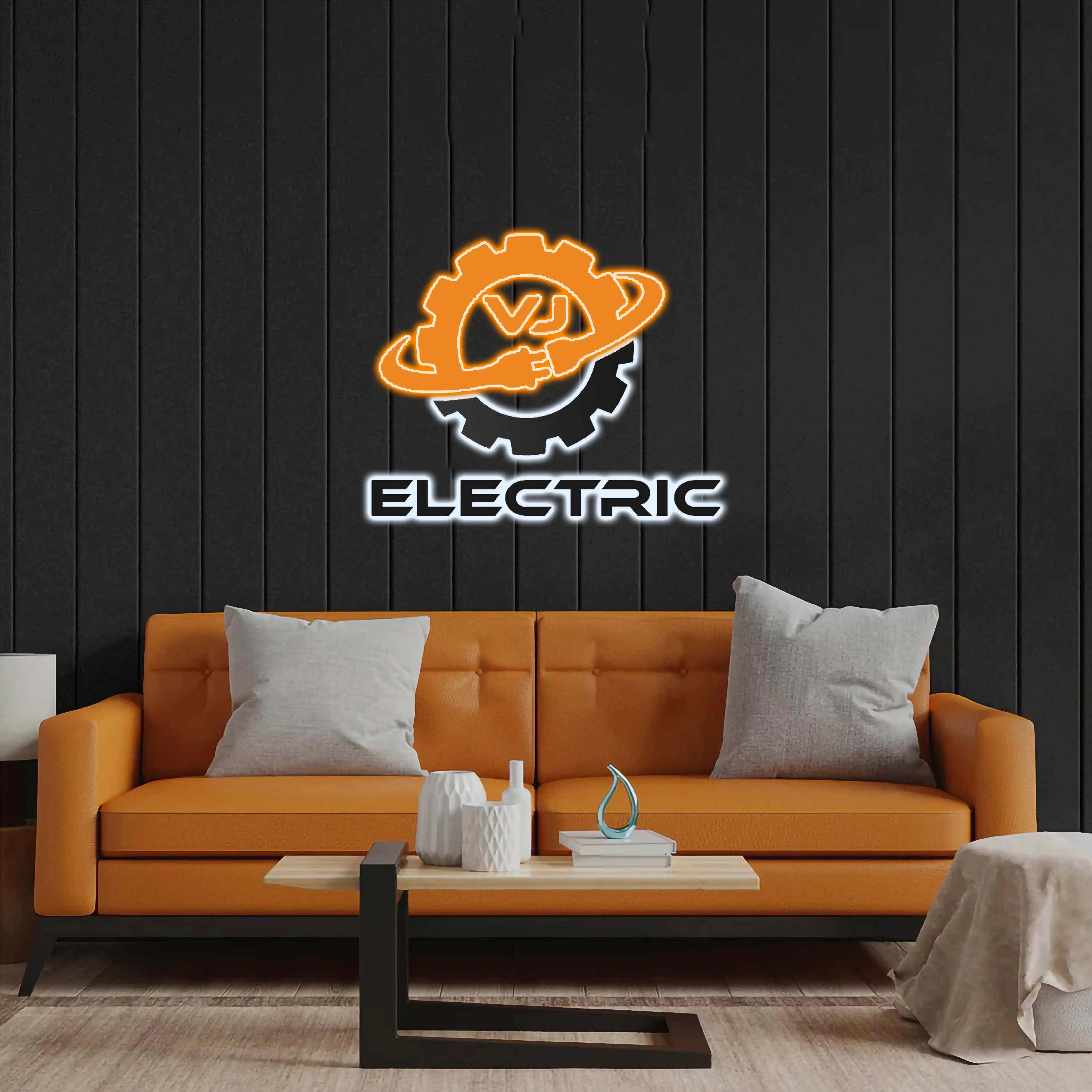 VJ Electric - Premium Neon Artwork