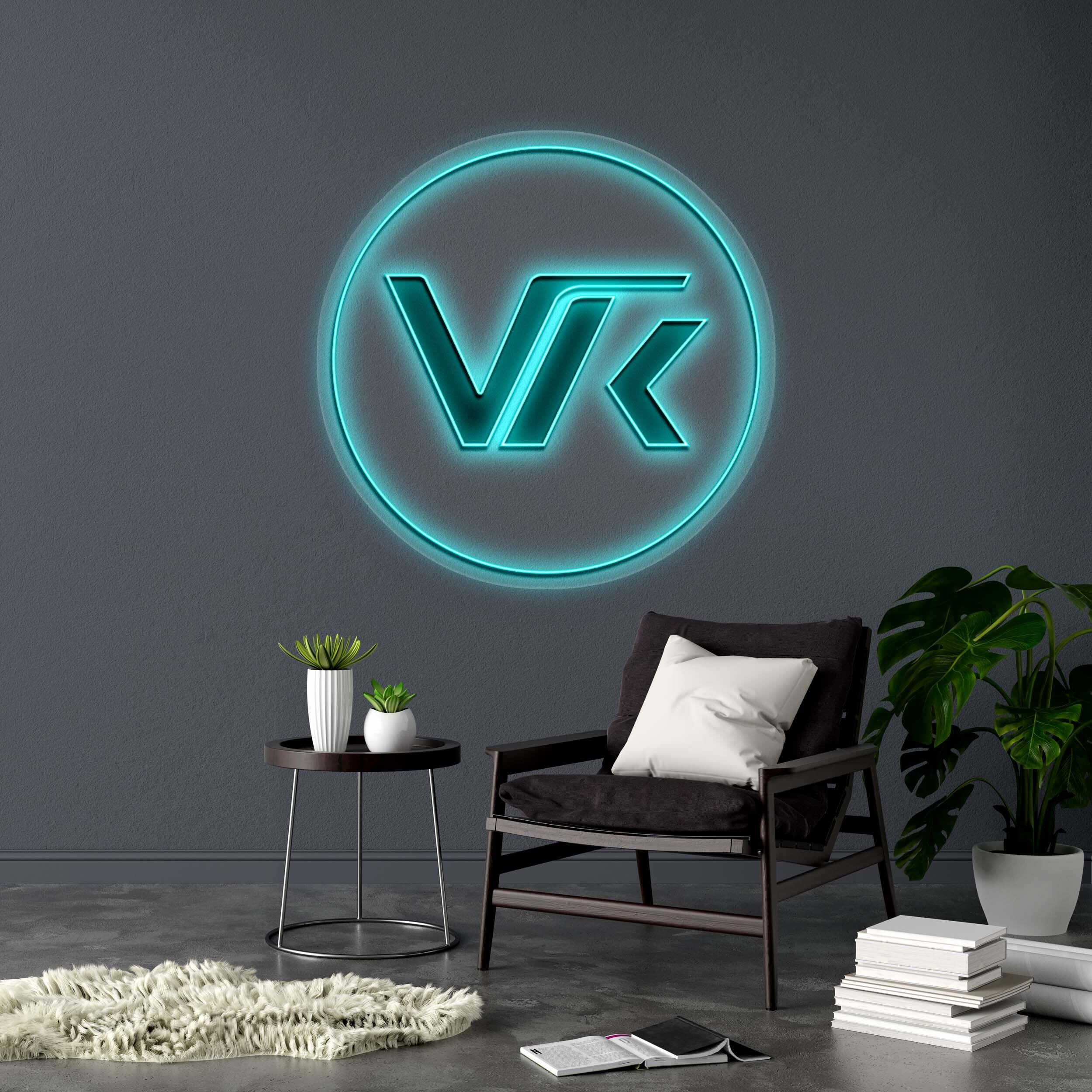 VK - Premium Neon Artwork