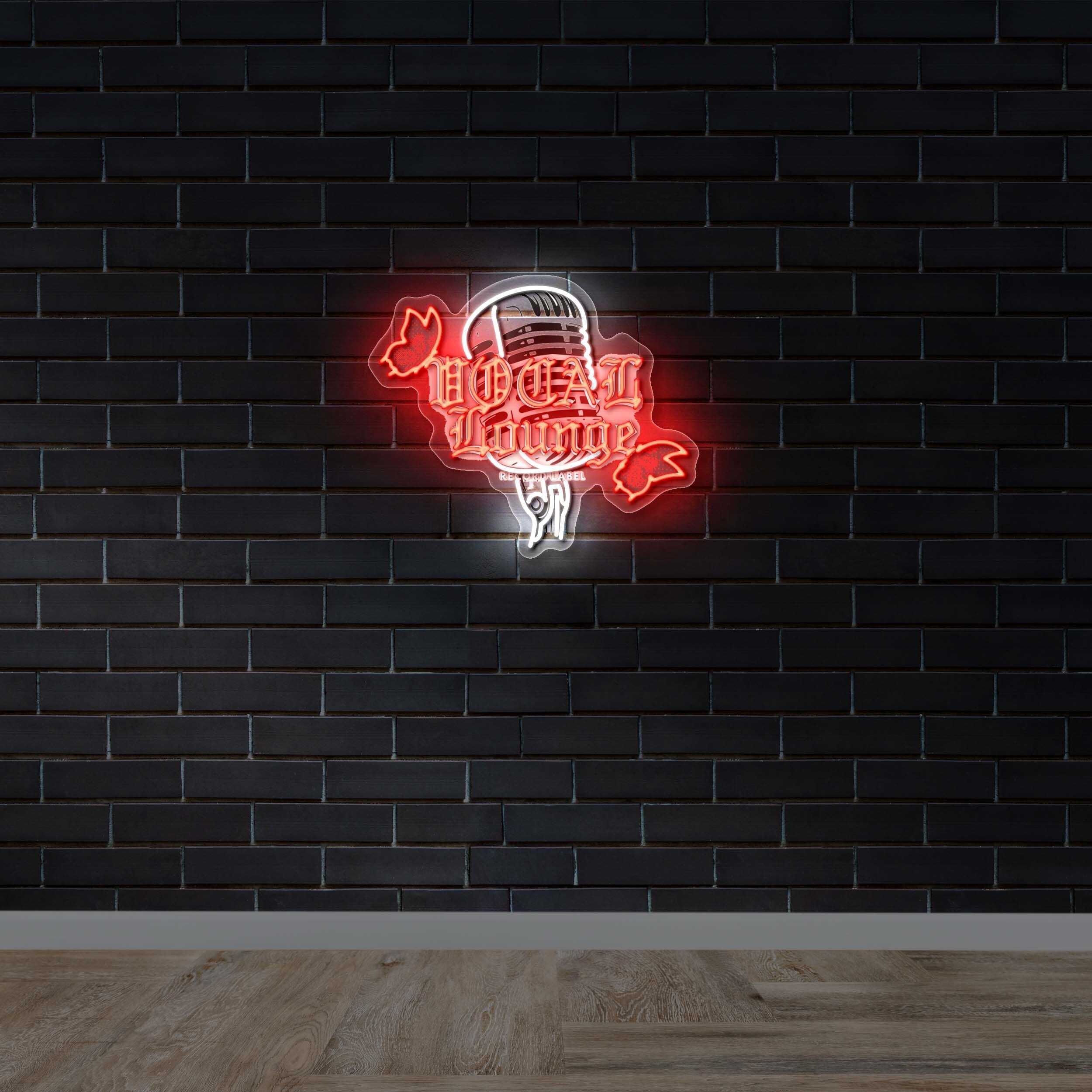 Vocal Lounge - Premium Neon Artwork