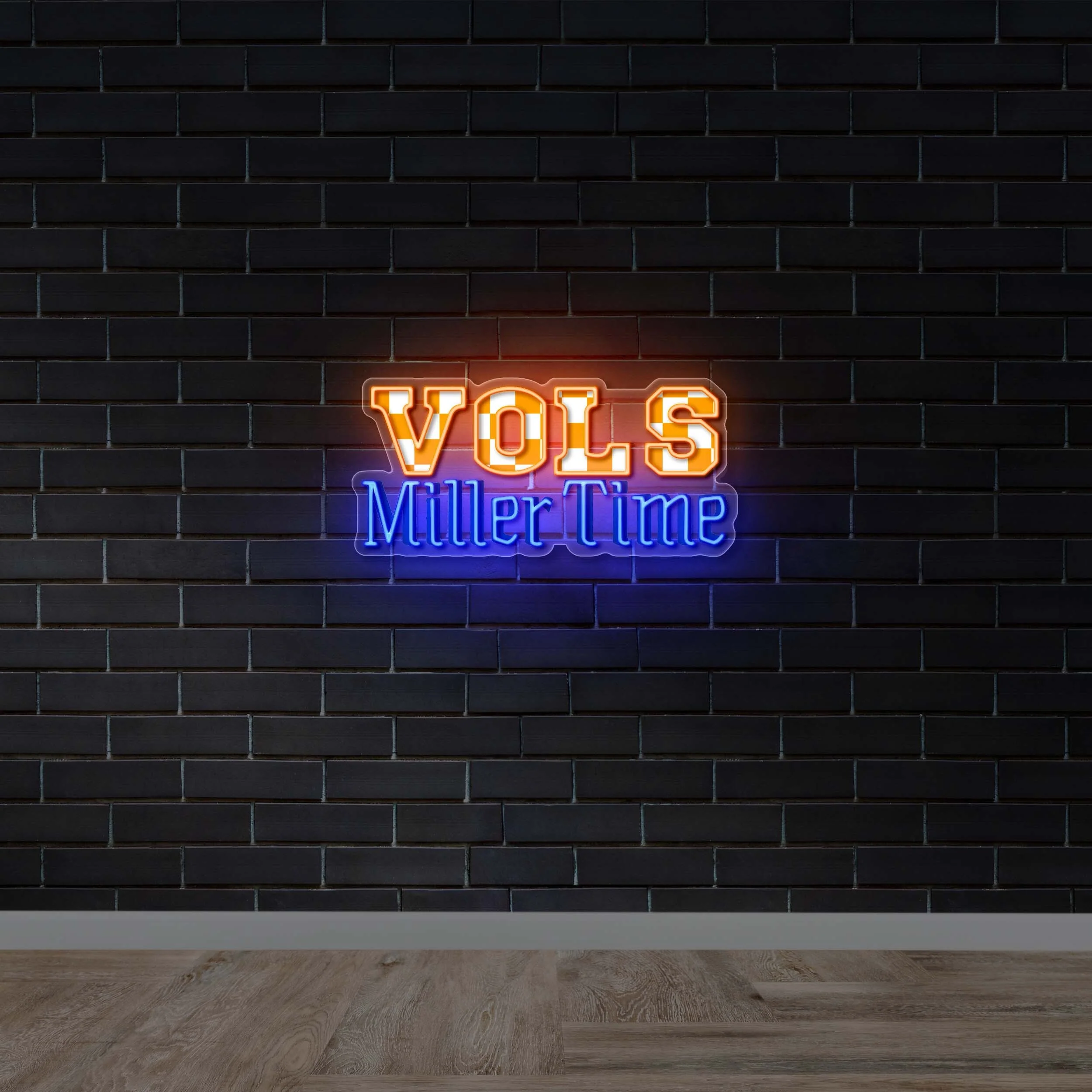 Vols Miller Time - Premium Neon Artwork