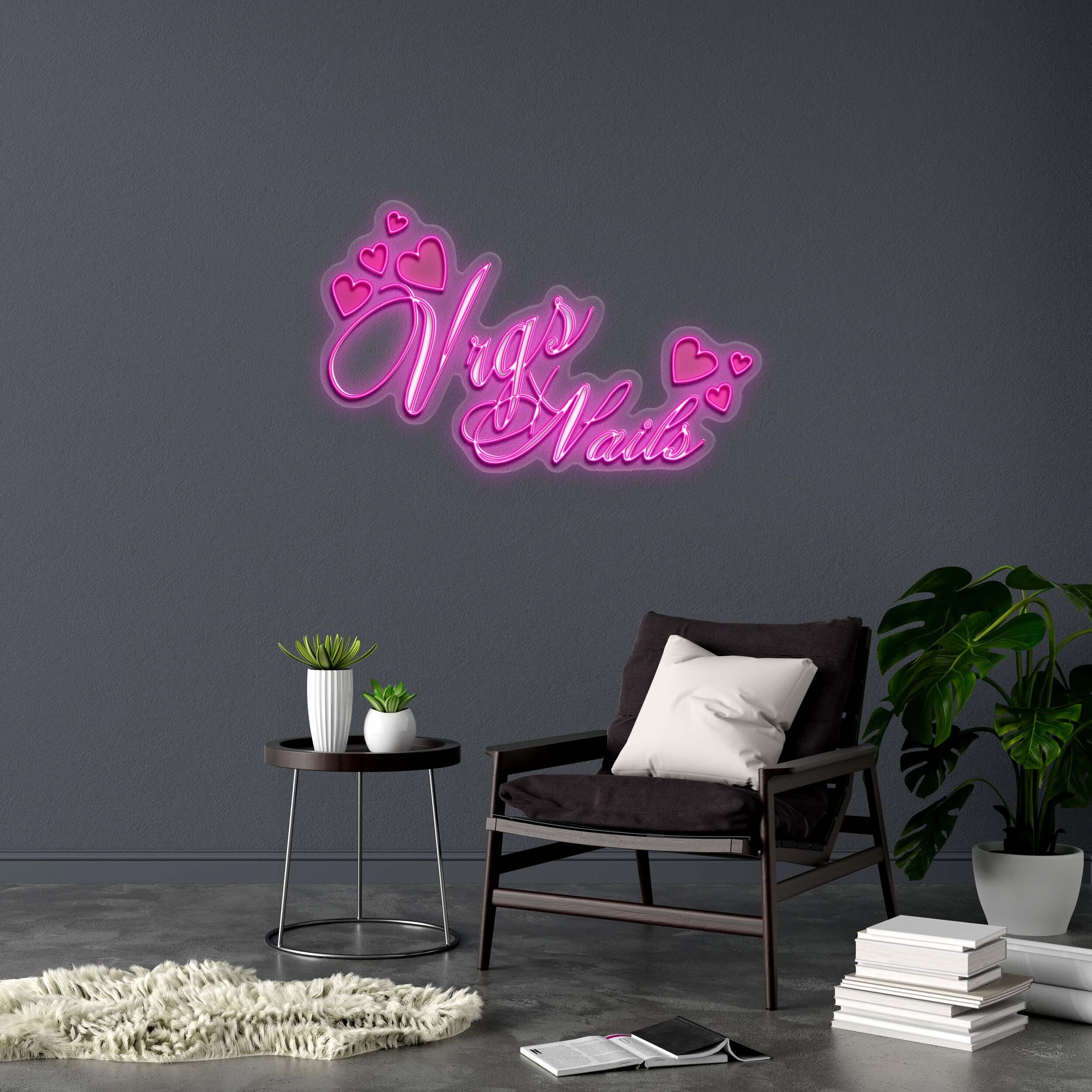Vrgs Nails - Premium Neon Artwork