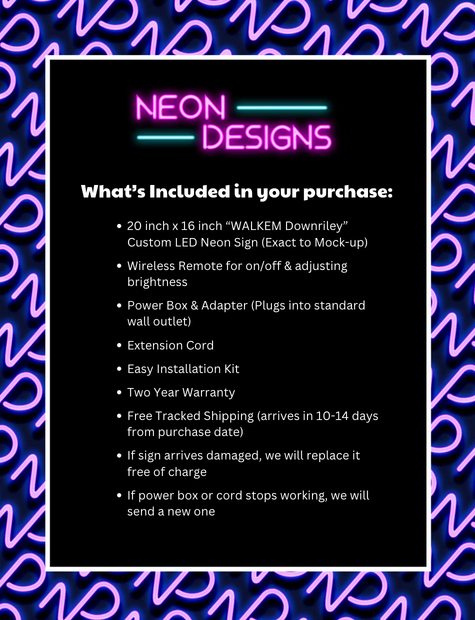 WALKEM - Premium Neon Artwork - Image 2