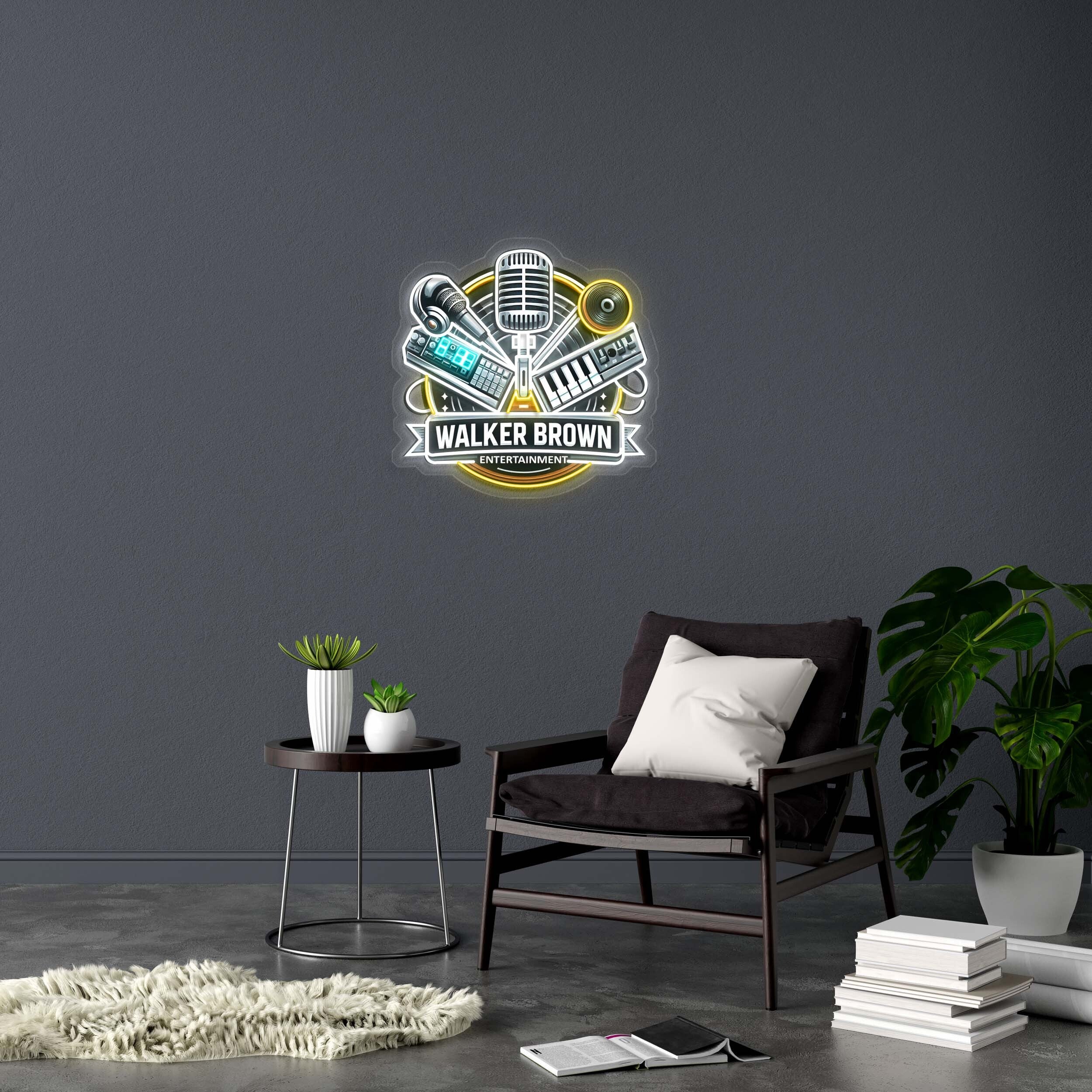 WALKER BROWN - Premium Neon Artwork