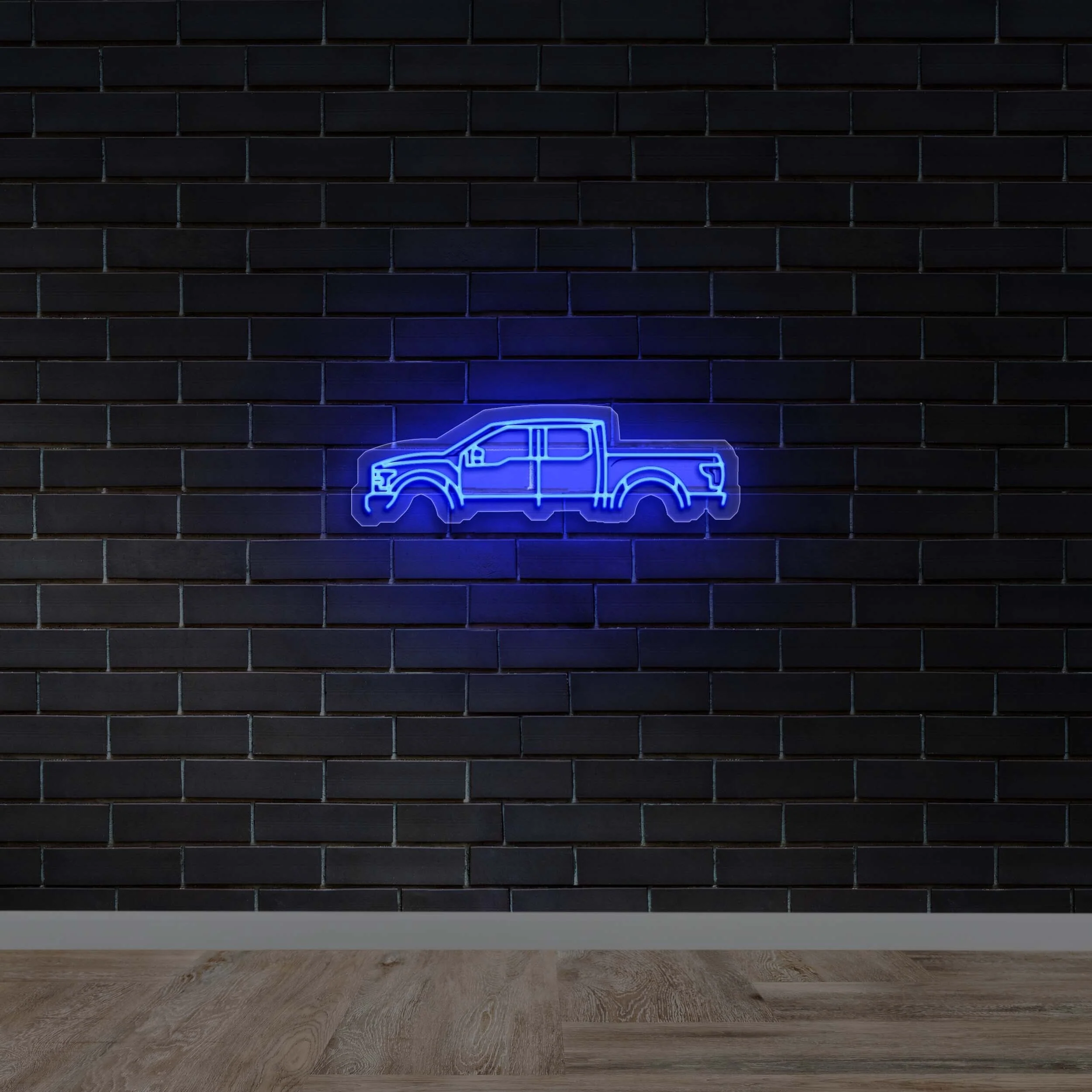 Walker Truck Sales Truck Outline - Premium Neon Artwork