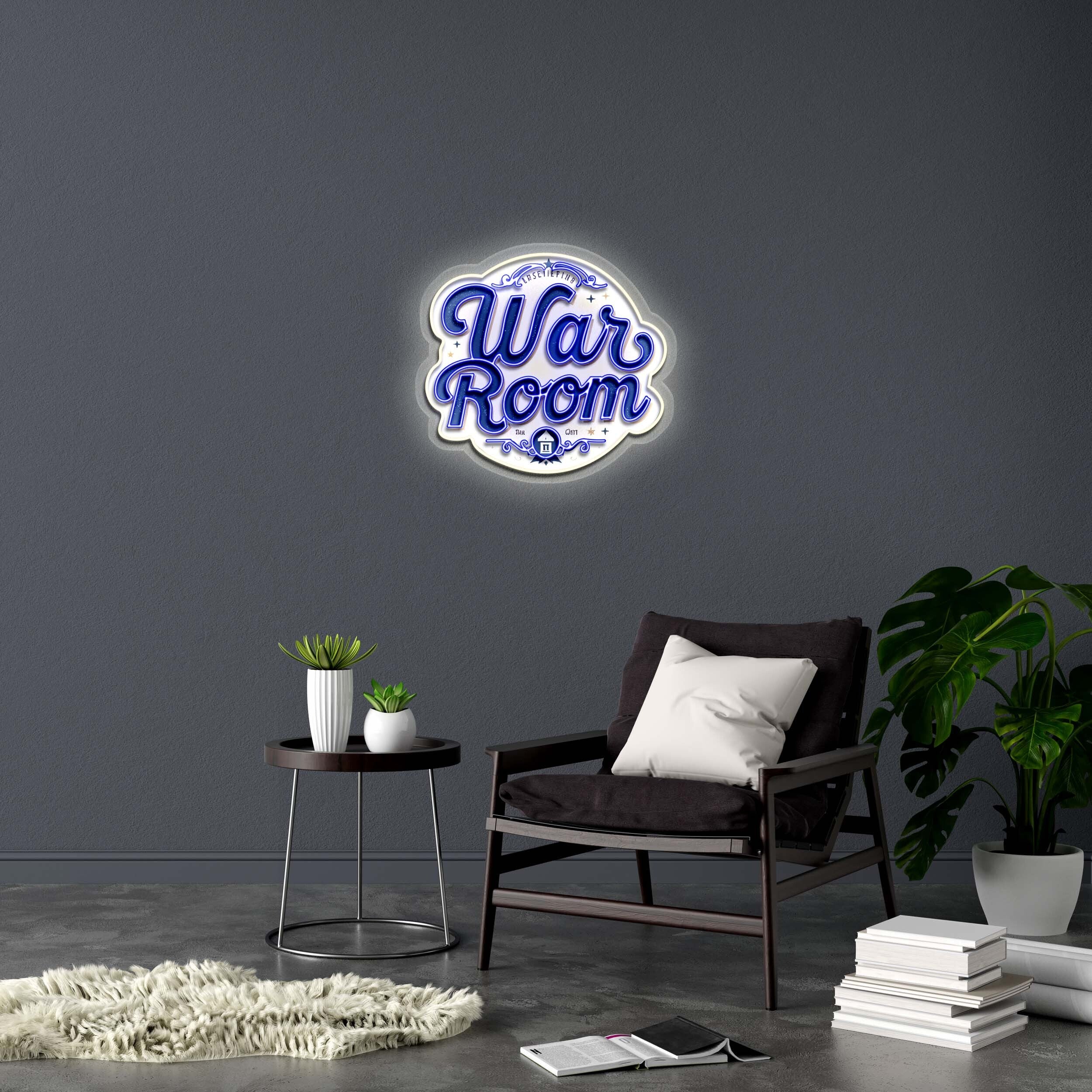 War Room - Premium Neon Artwork