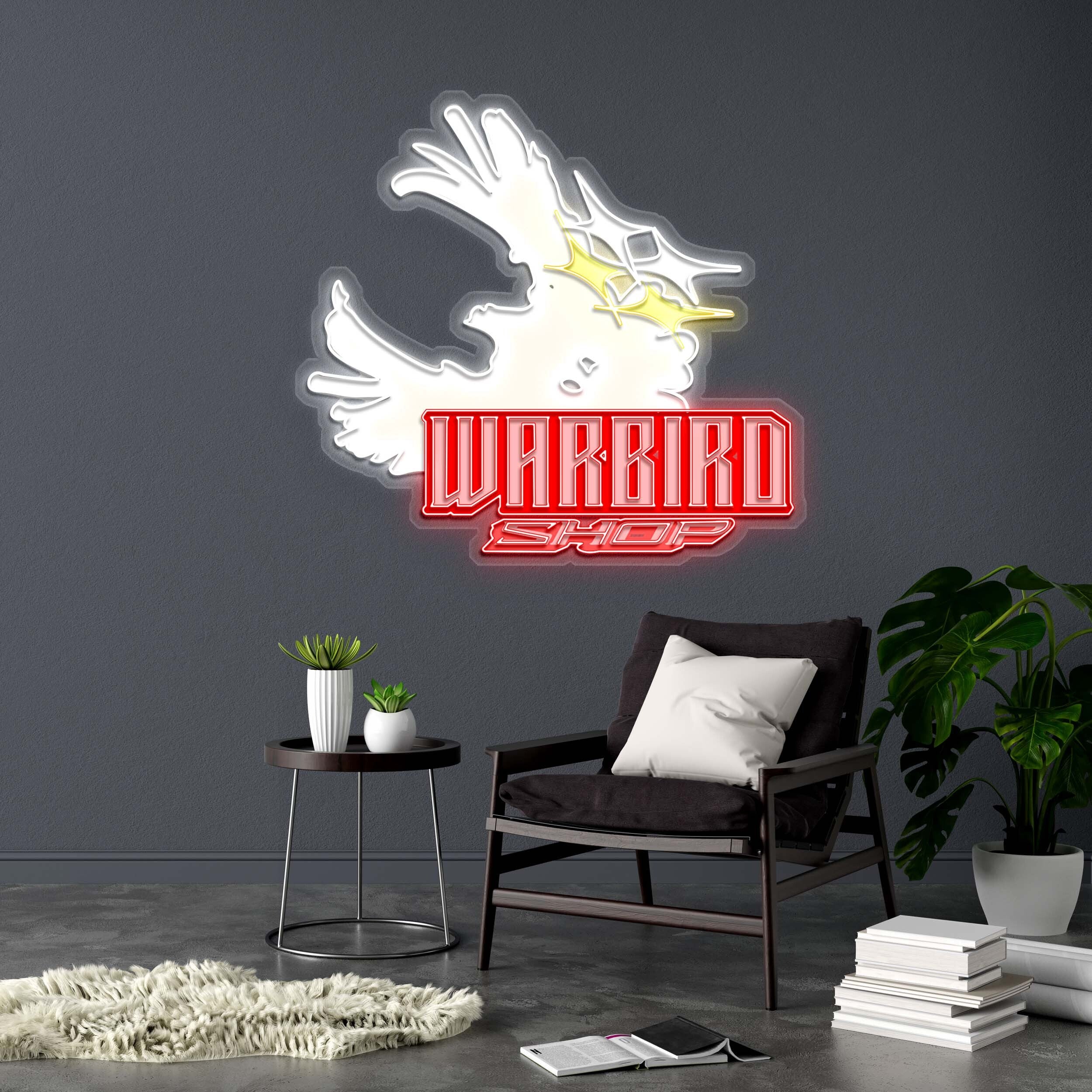 WARBIRD SHOP - Premium Neon Artwork