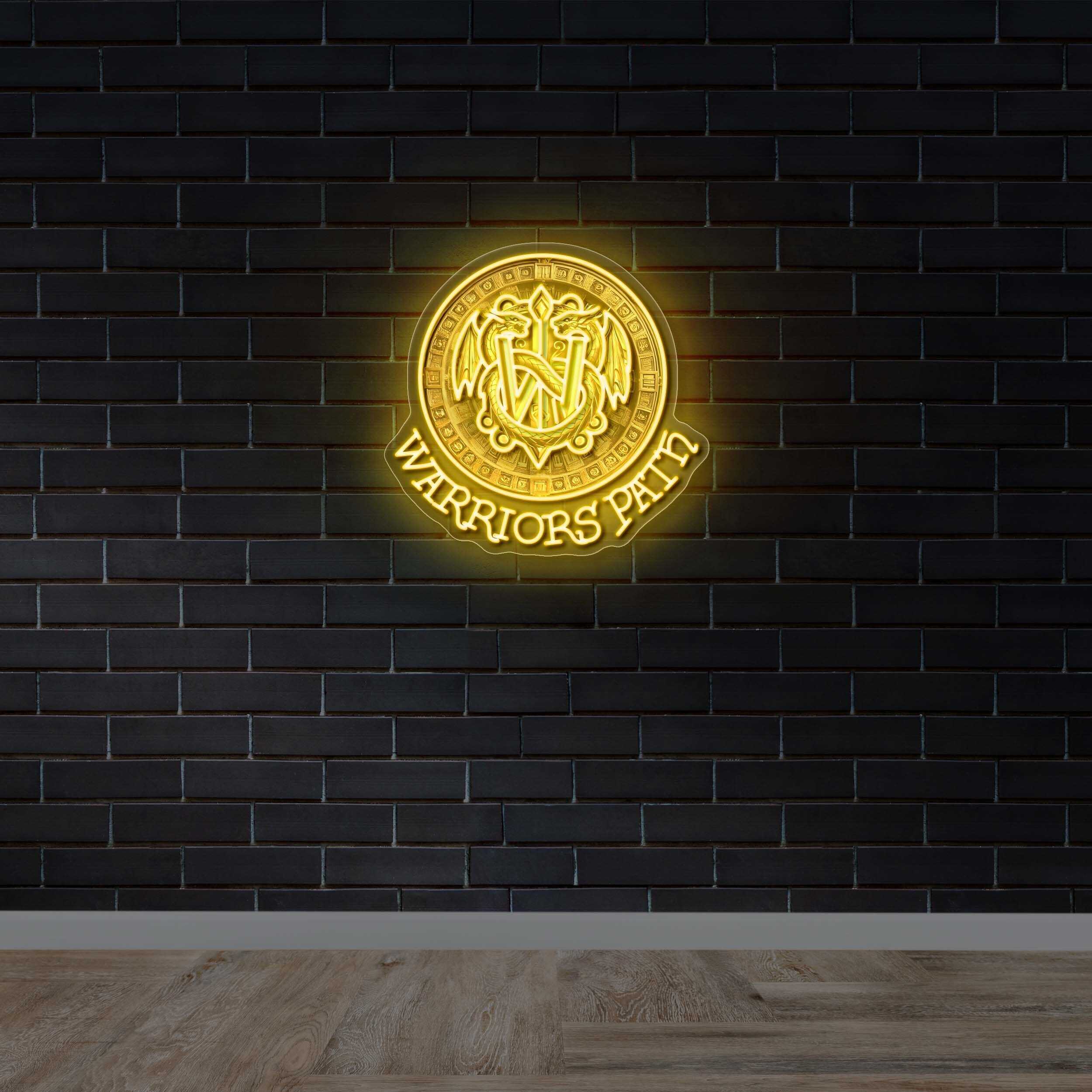 WARRIORS PATH - Premium Neon Artwork