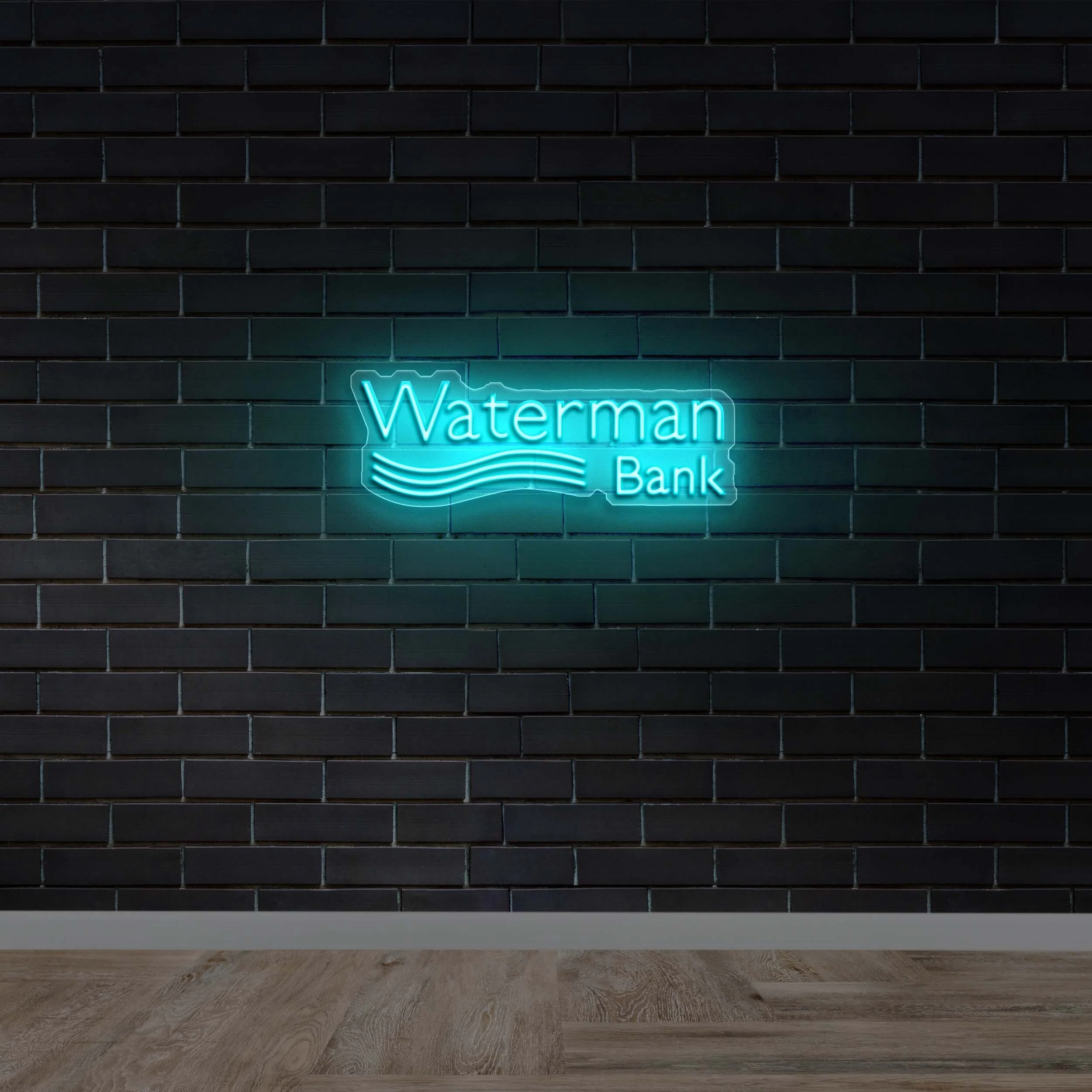 WATERMAN BANK - Premium Neon Artwork