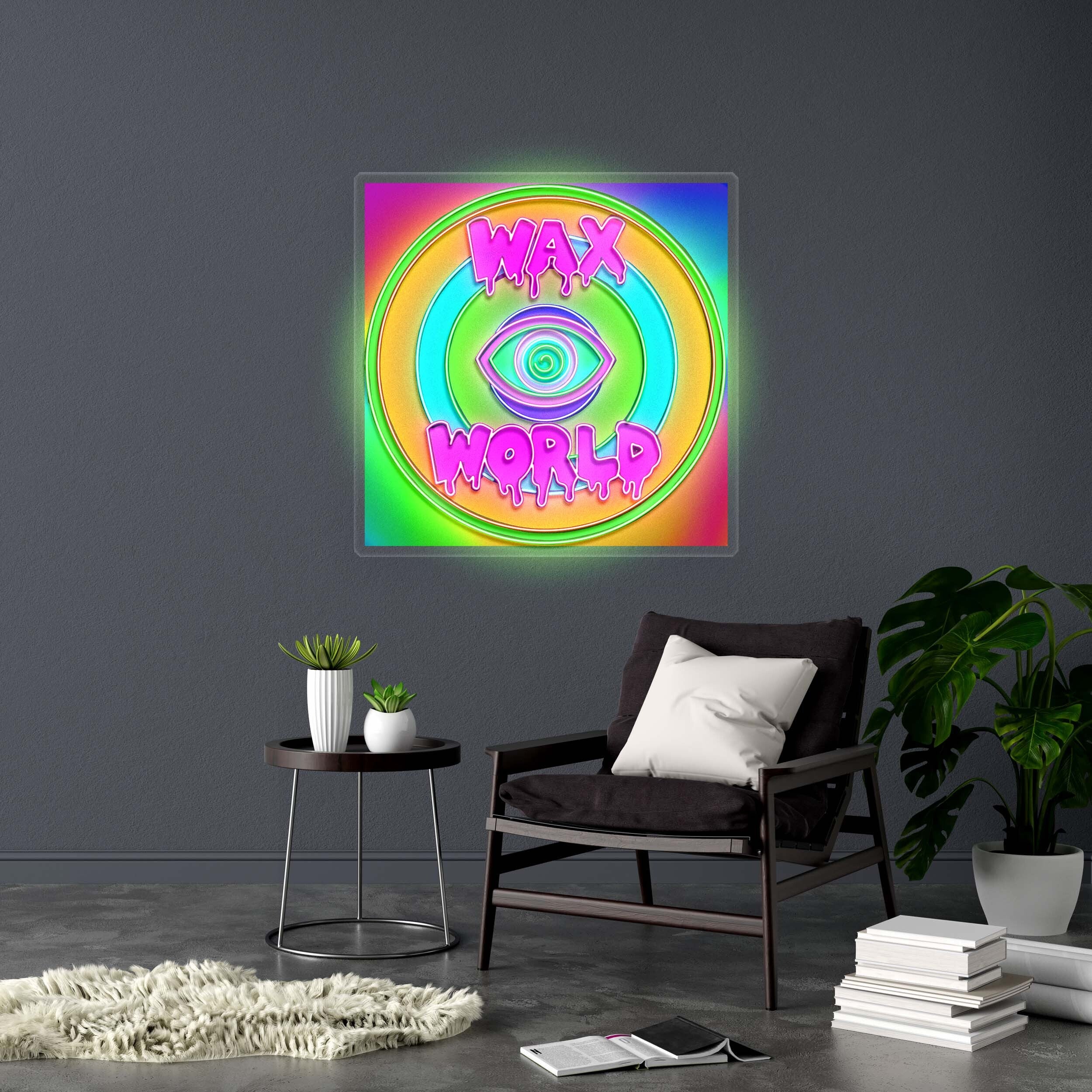 WAX WORLD - Premium Neon Artwork