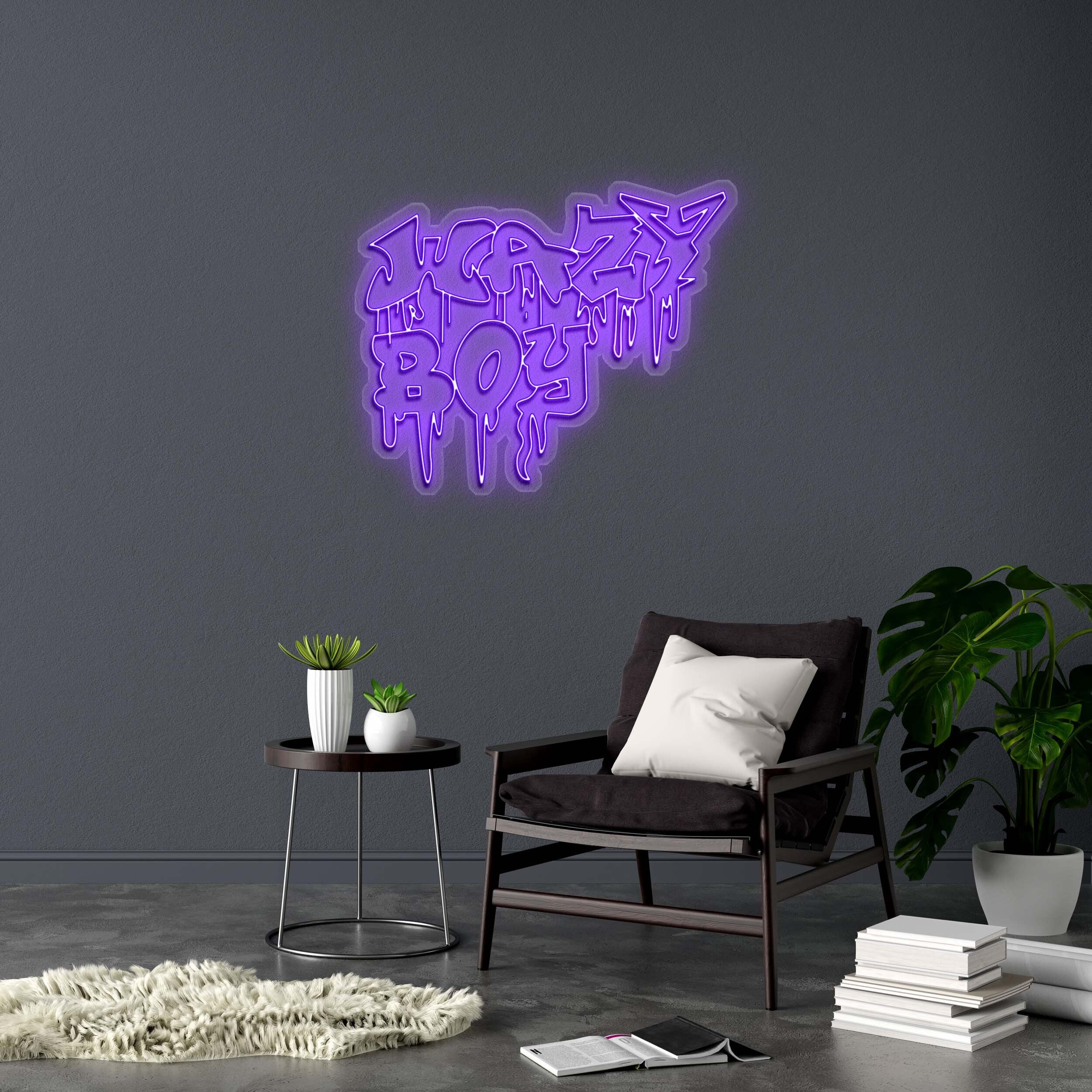 WAZY BOYS - Premium Neon Artwork