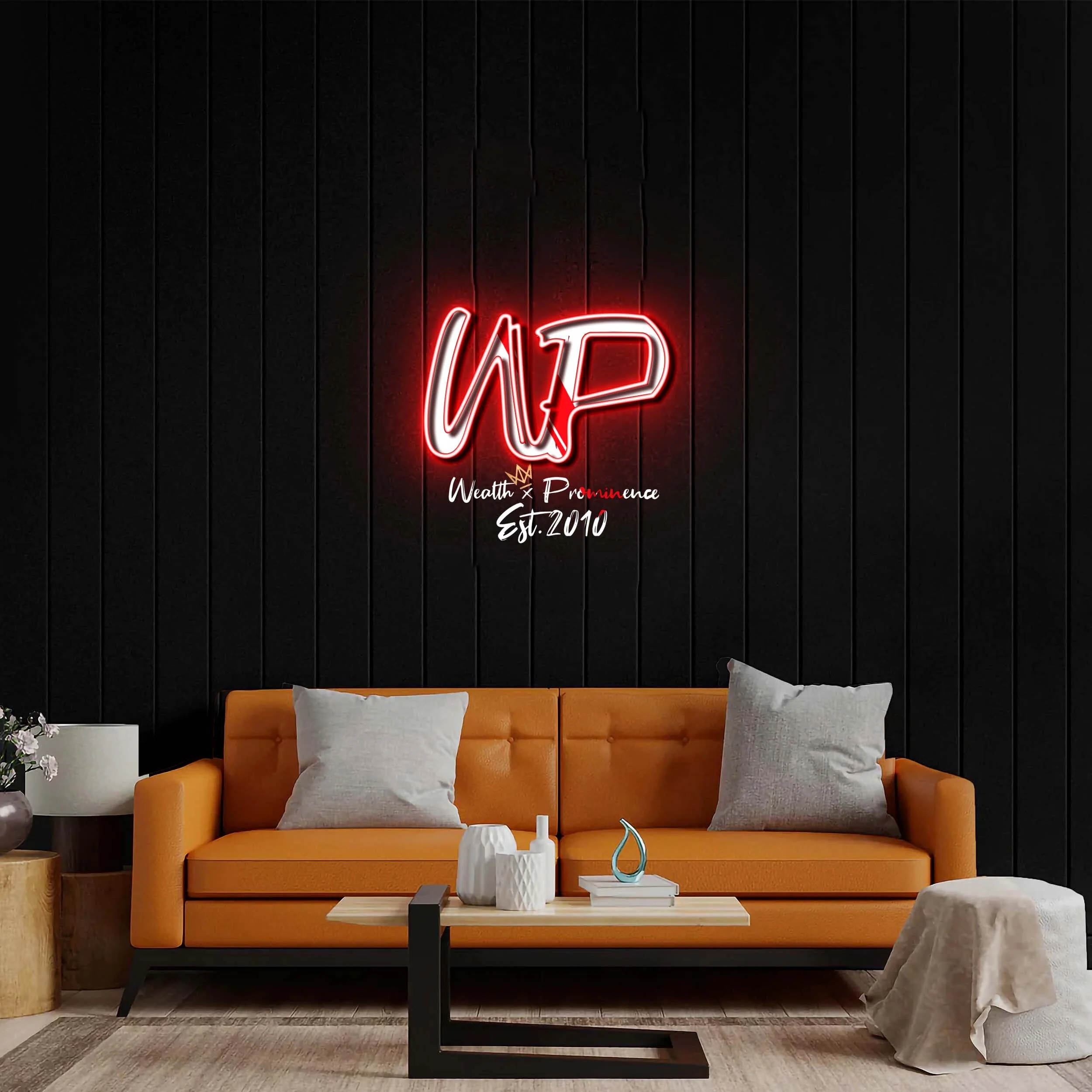 Wealth and Prominence - Premium Neon Artwork
