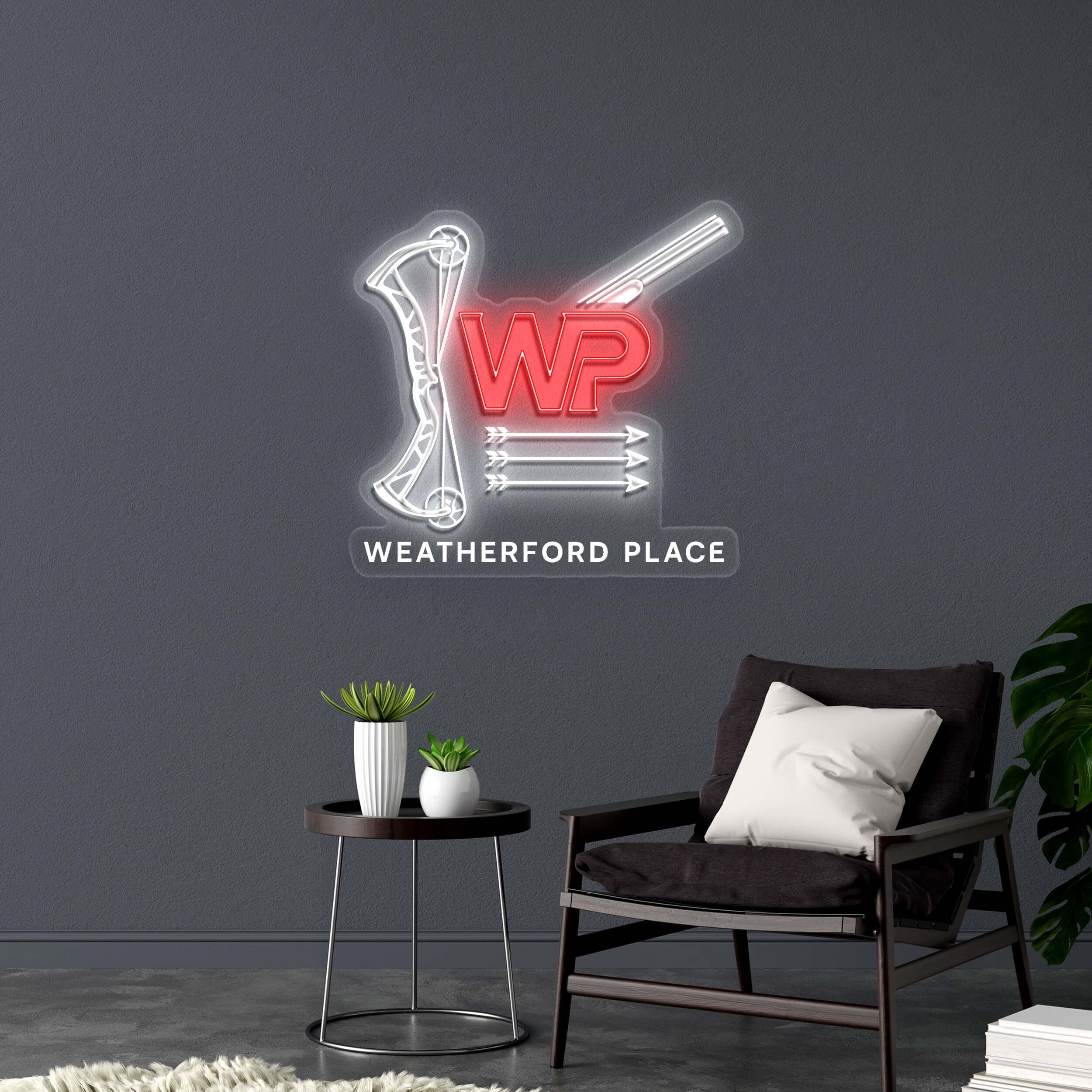 WEATHERFORD PLACE - Premium Neon Artwork