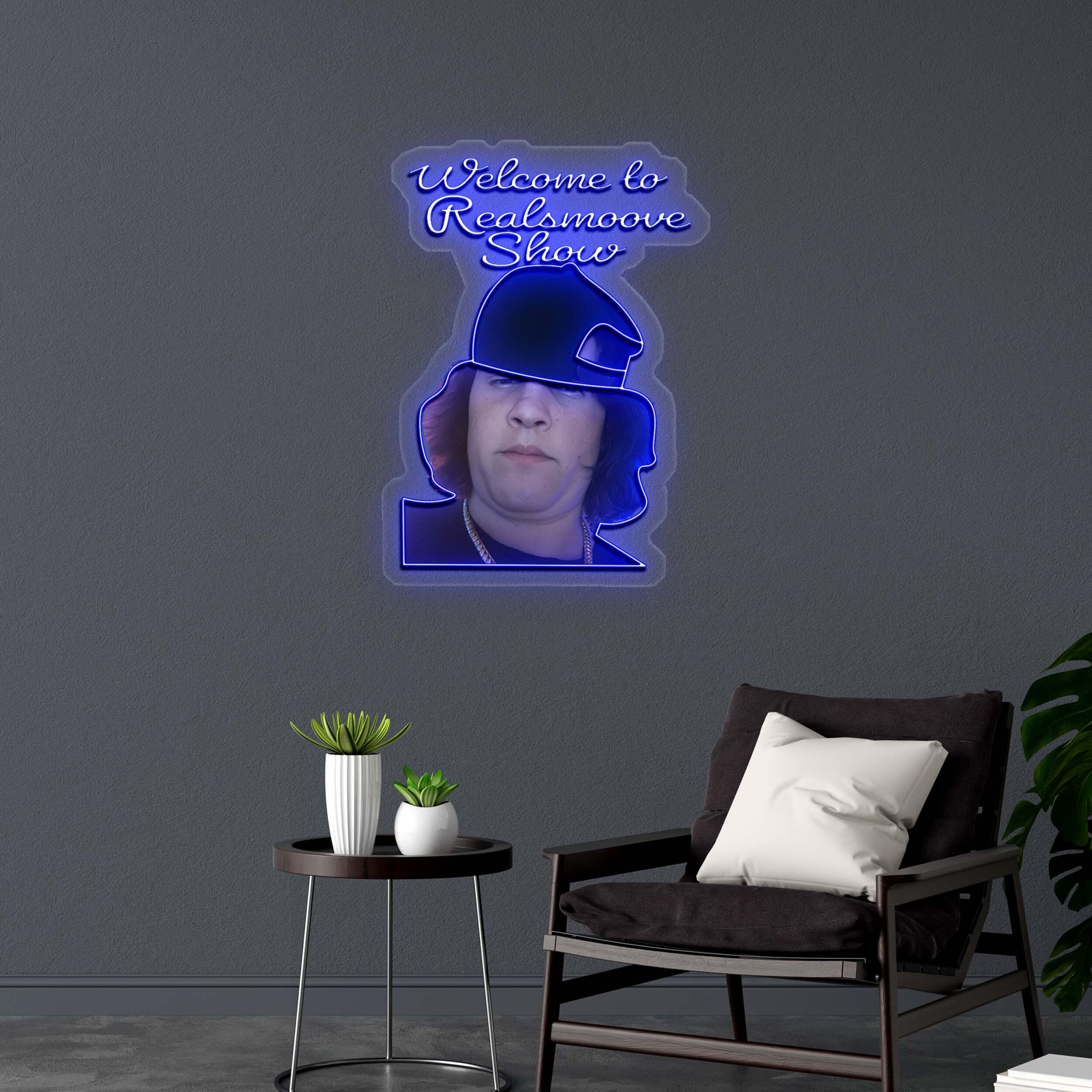 Welcome to Realsmoove Show - Premium Neon Artwork