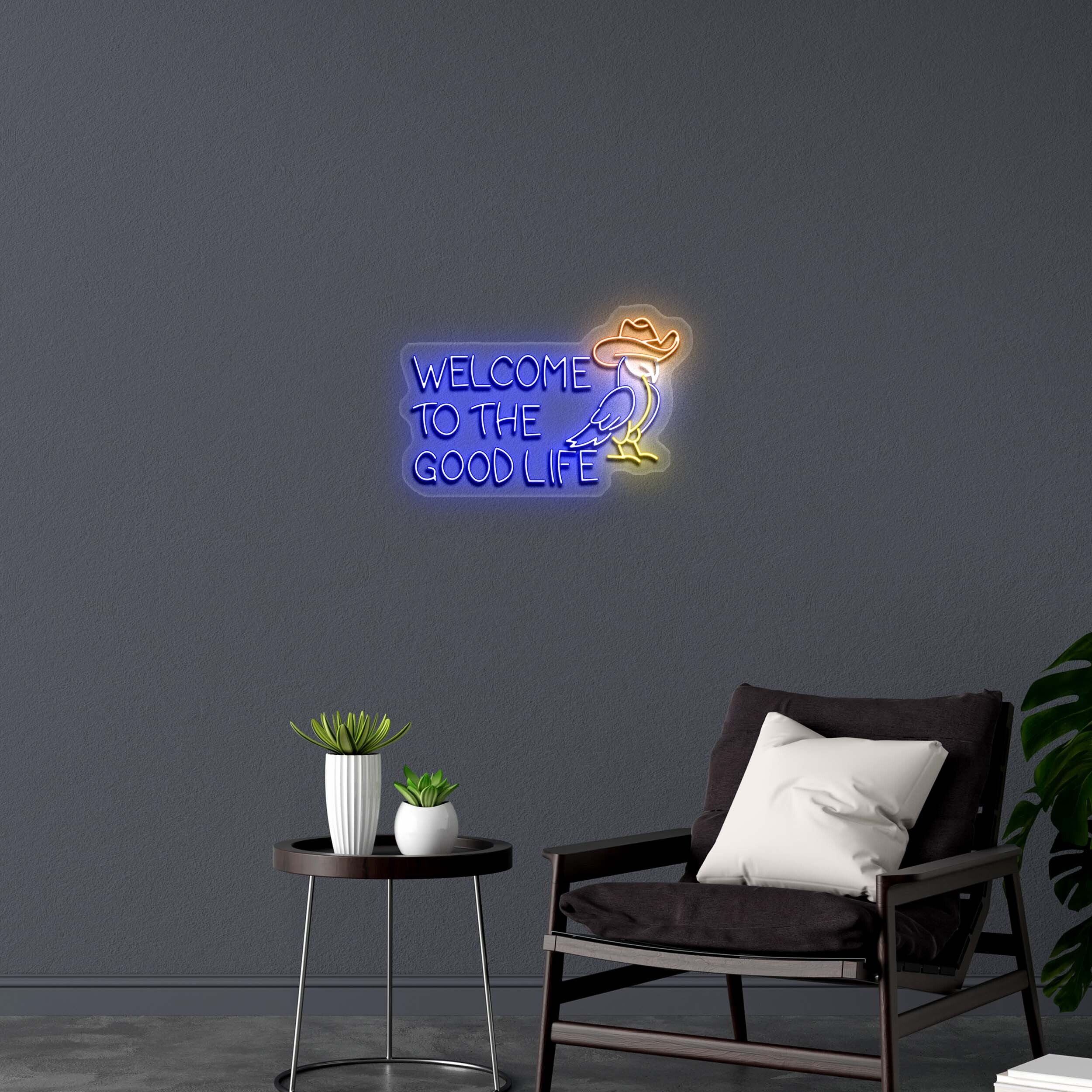 WELCOME TO THE GOOD LIFE | 2nd Version -  Premium Neon Artwork