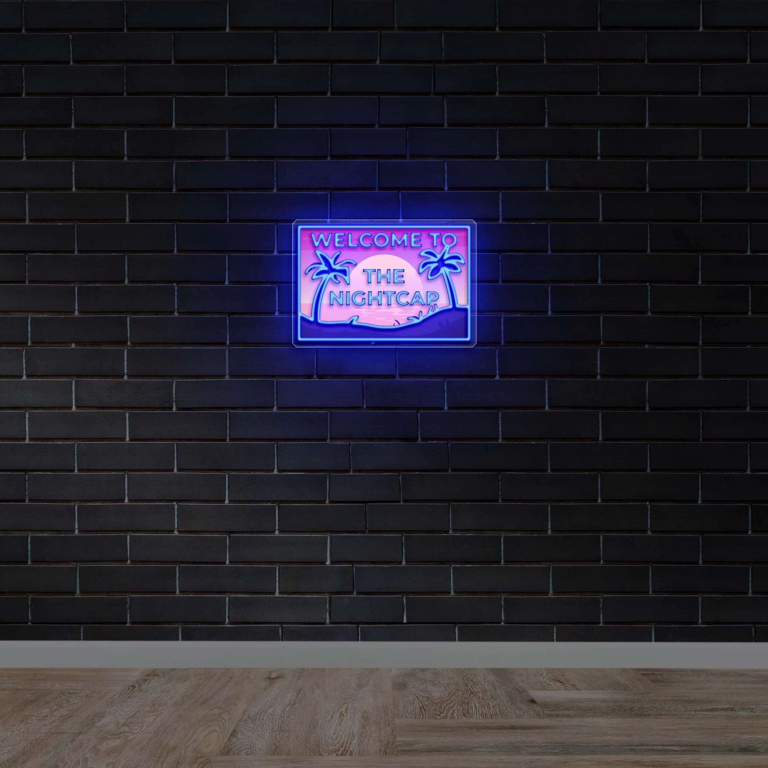WELCOME TO THE NIGHTCAR - Premium Neon Artwork