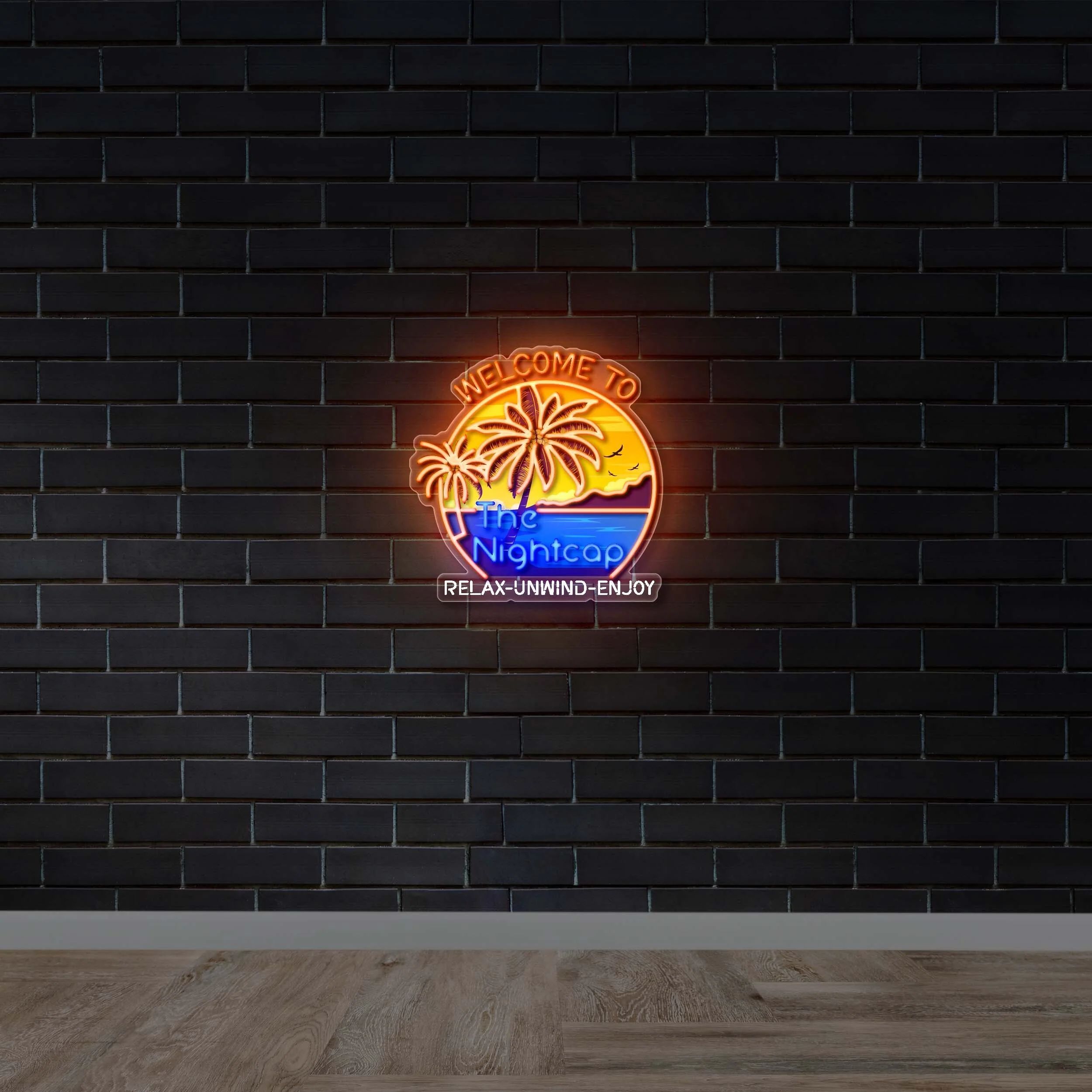 Welcome to The NightCap | 2nd Version - Premium Neon Artwork - Image 2