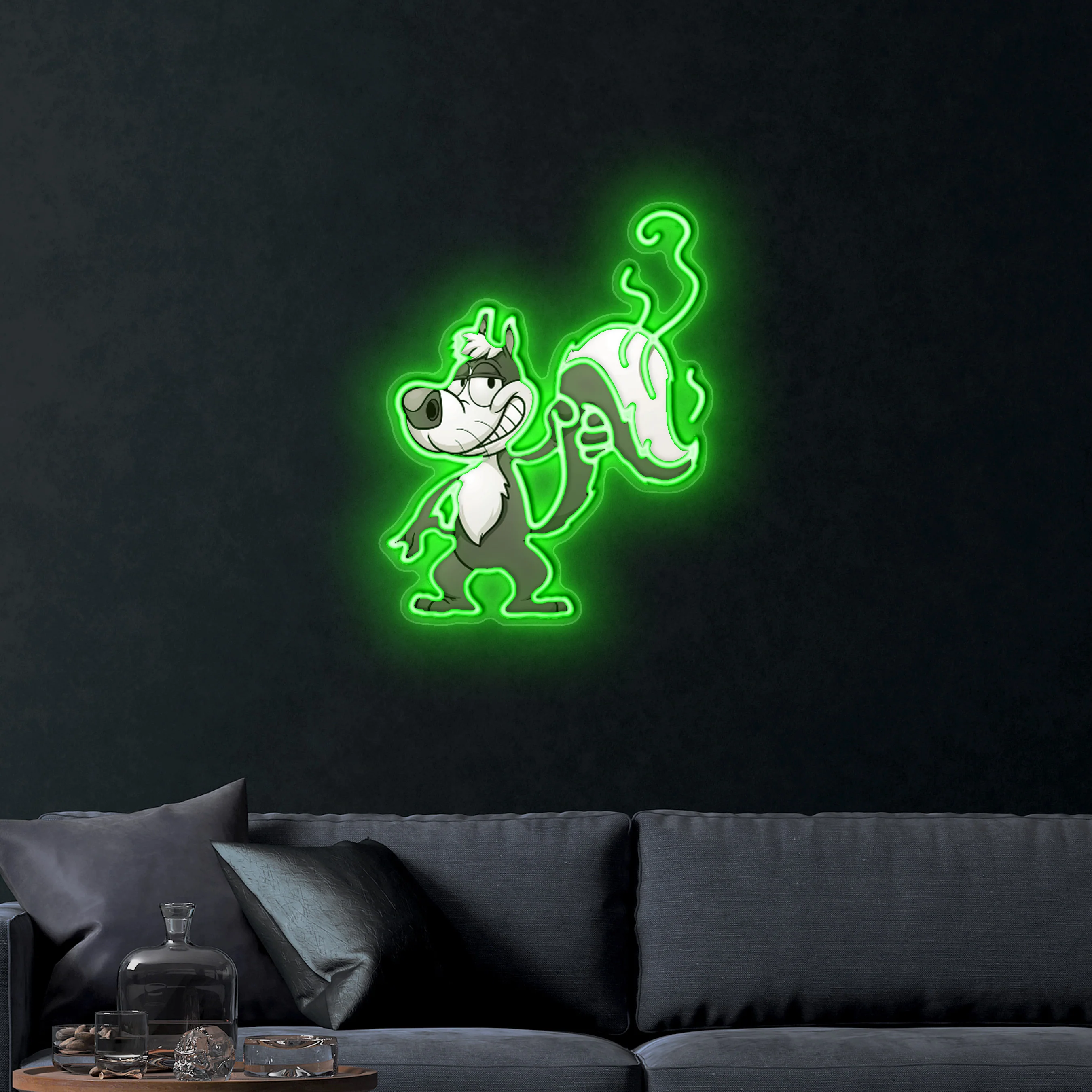 WellsServices (Skunk) – Premium Neon Artwork