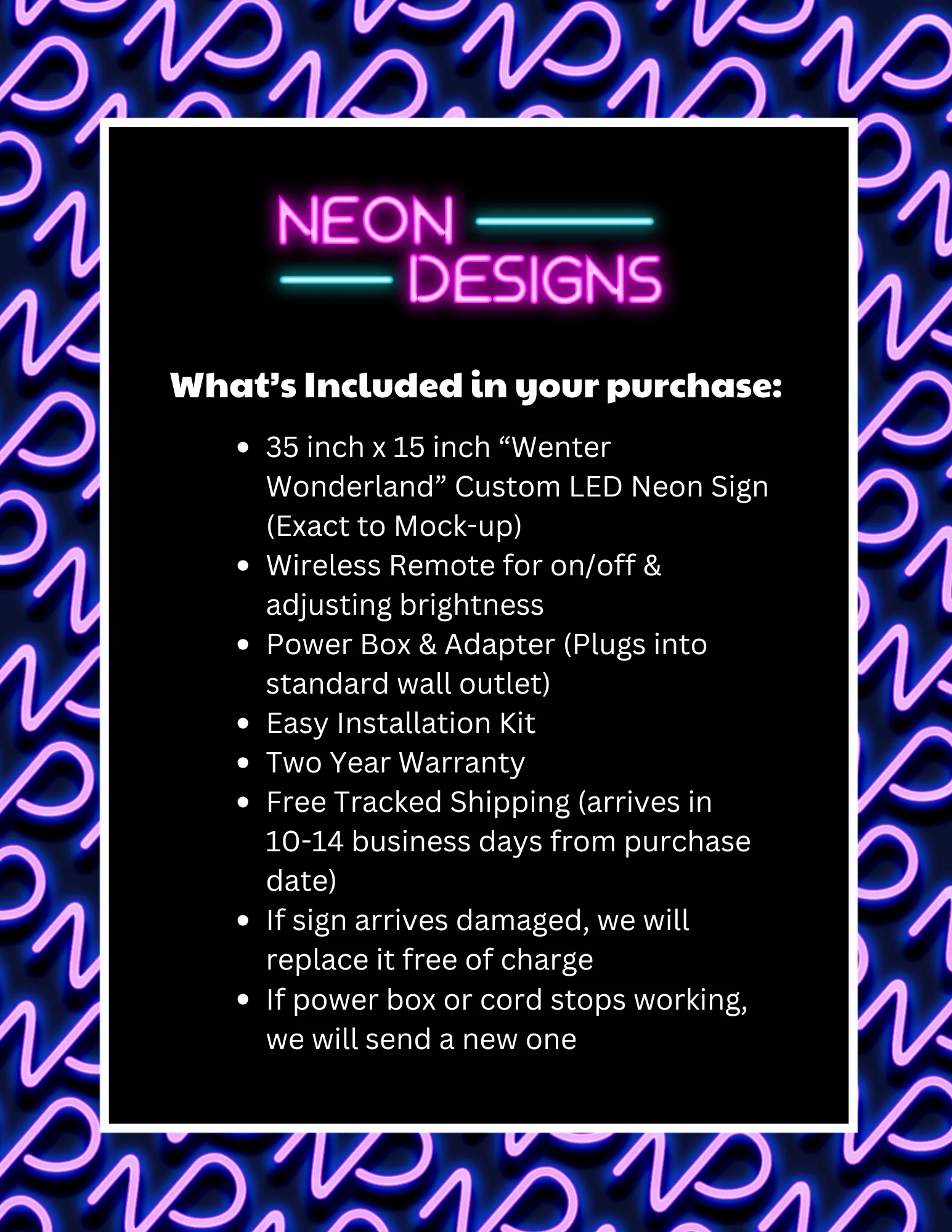 Wenter Wonderland - Premium Neon Artwork - Image 2