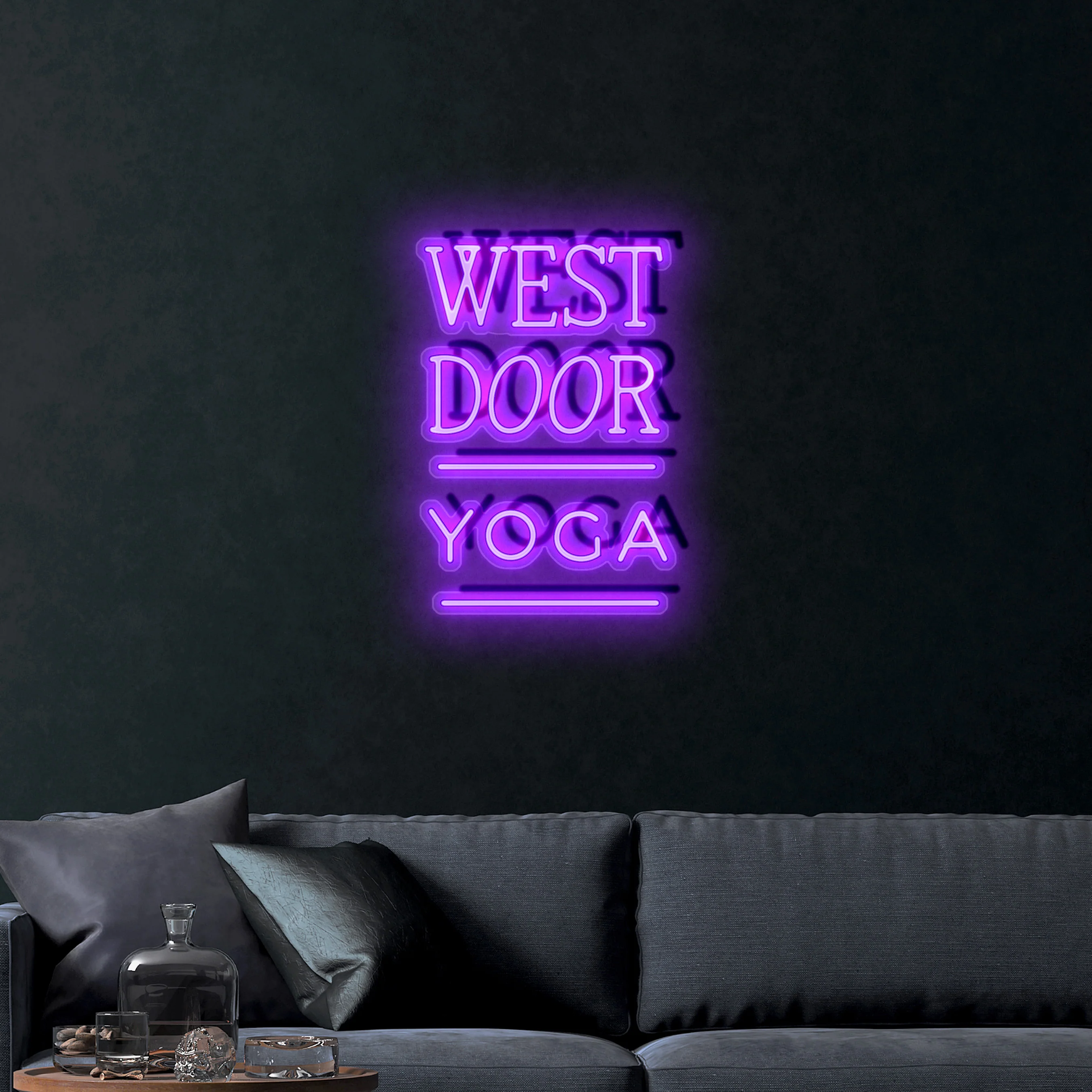 West Door Yoga – Premium Neon Artwork - Image 2